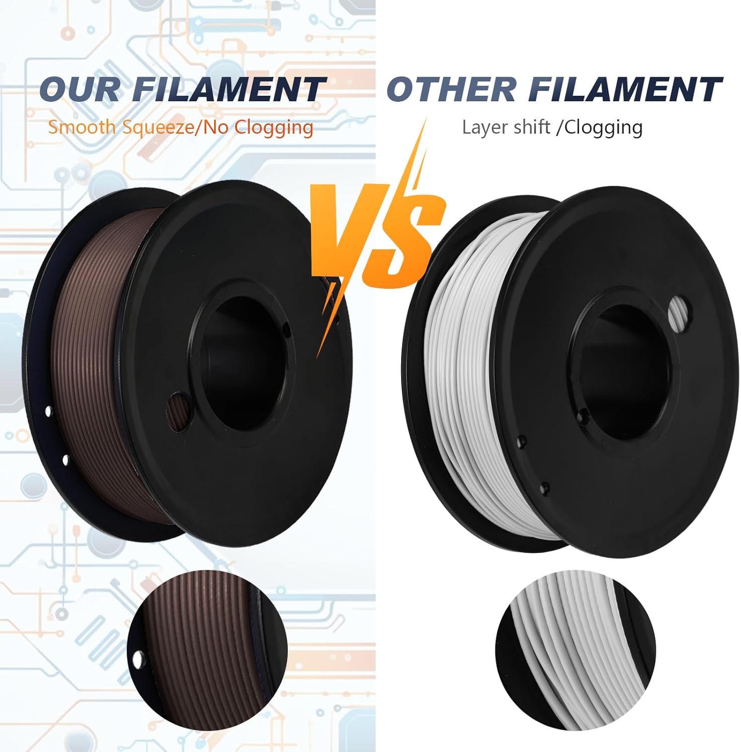 Pangda 3D Printer Filament Pla Bundle 1.75mm Multicolor, ±0.02mm Dimensional Accuracy, 3D Printing Filament for DIY Projects, Holiday Crafts(1.5 kg,Earth Color)