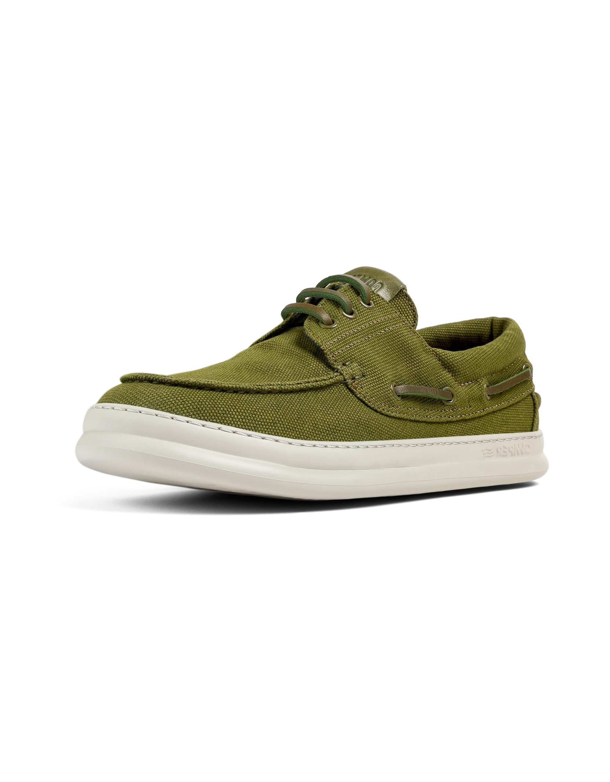 Camper Men's Runner Four K100804Boat Shoe, Medium Green 010, 5.5 UK