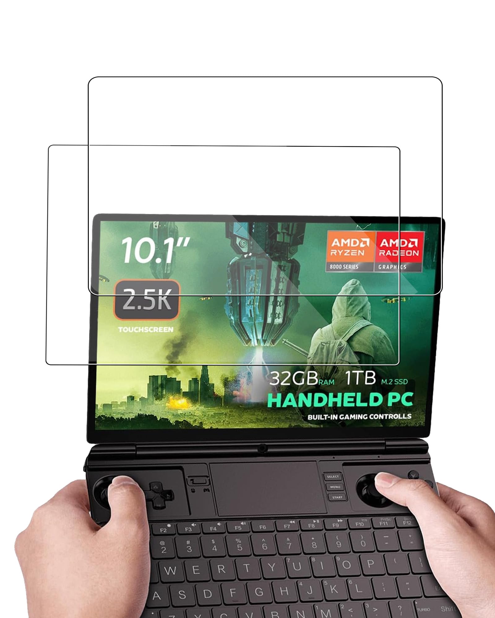 [2 Pack] Screen Protector for GPD Win MAX 2 2025 Handheld Gaming 10.1 Inch Tempered Glass…