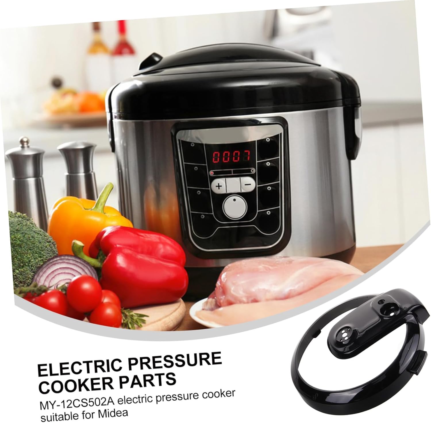 jojofuny Pressure Cooker Seal Ring Lid Handle Pressure Cooker Parts Replacement
