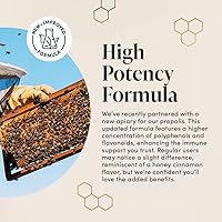 Vista 5 de Beekeeper's Naturals - Spray de propóleo para garganta, 95% extracto de propóleos de abeja, apoyo inmunológico natural y alivio del dolor