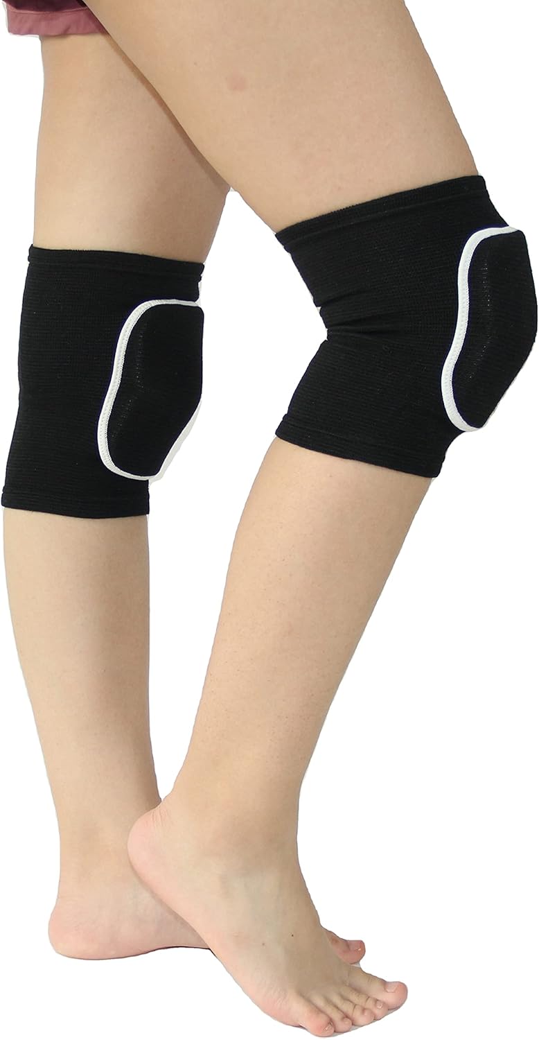 Protective Sponge Knee Pads for Volleyball, Soft Breathable Knee Support Knee Brace for Adult Kids Sports Dance Football Gym Skating : Sports & Outdoors