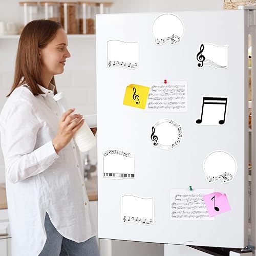 Miniatura 5 de Paquete de 30 notas adhesivas de música, 600 hojas de notas musicales para música, regalos de agradecimiento para profesores, recuerdos de fiesta,