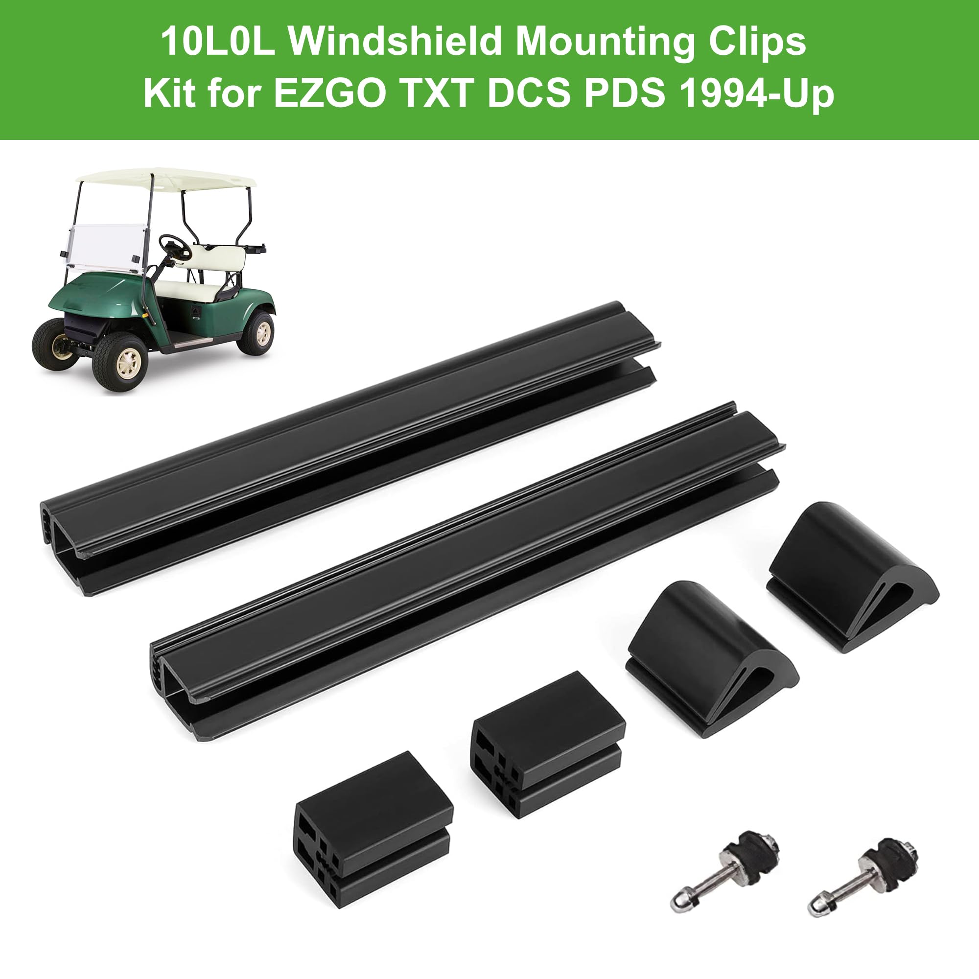 Amazon.com: 10L0L Golf Cart Windshield Mounting Clips Kit for EZGO