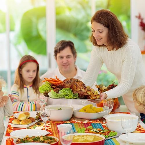 Miniatura 6 de 36 manteles individuales de papel desechables de Acción de Gracias, manteles individuales de otoño, girasoles de otoño, hojas de arce, calabazas,