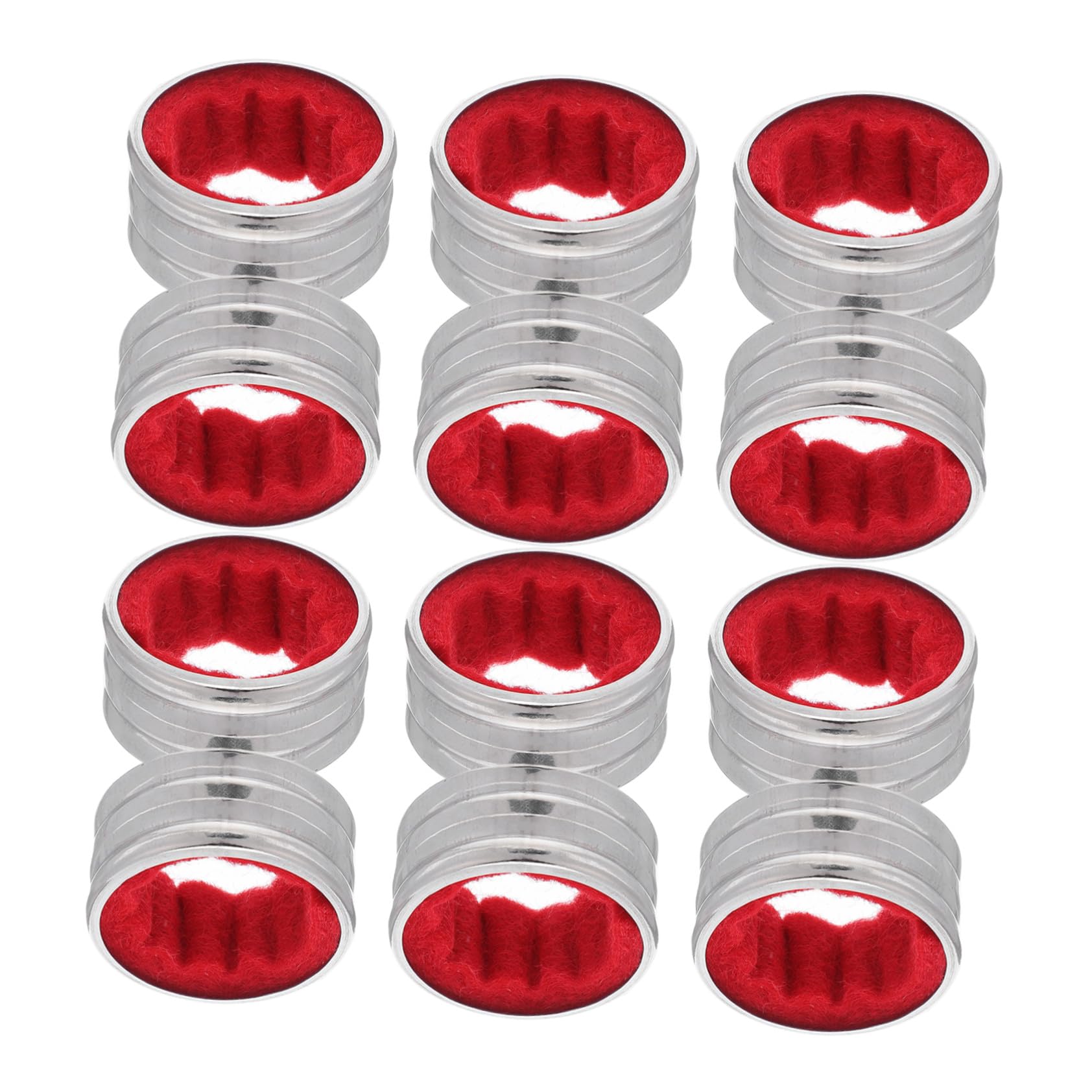 Anillos de goteo para vino de acero inoxidable con forro de pelusa anti-manchas, 30 uds
