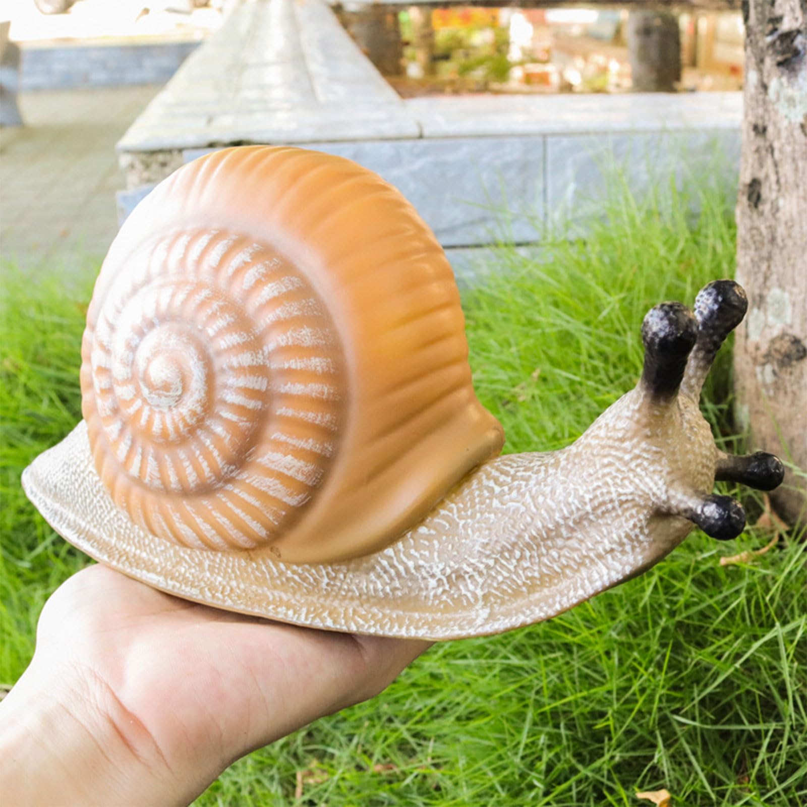 Amazon.com: AENIMELY Soft Rubber Snail Figurine Large Reptile