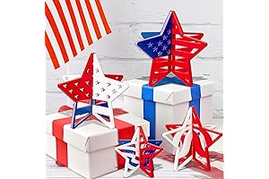 Patriotic 4th of July Boat Decor Table Centerpieces