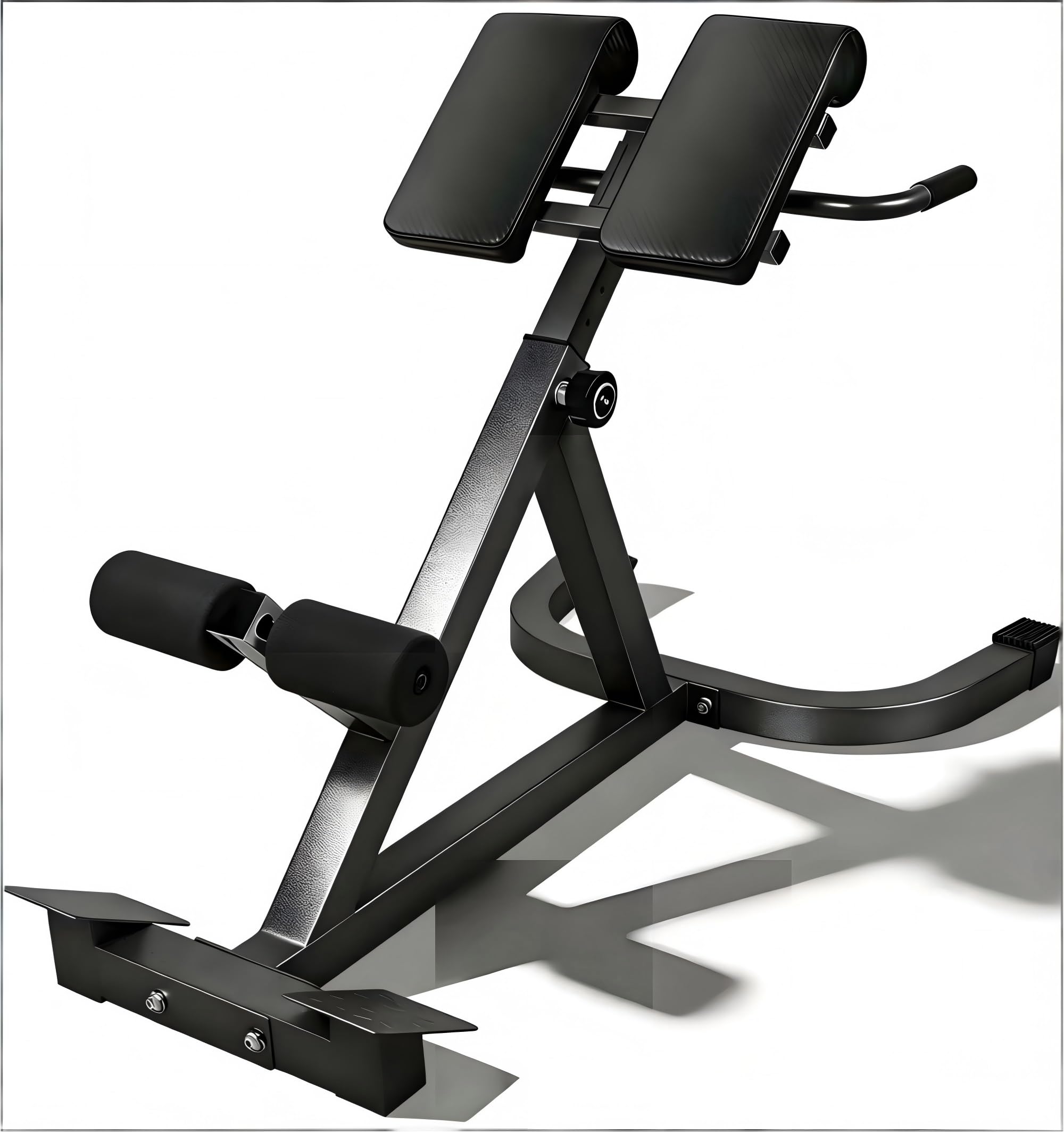 ComMax Roman Chair Back Hyperextension Bench Adjustable Back Exercise Machine Home Gym Workout Equipment for Abs and Glute