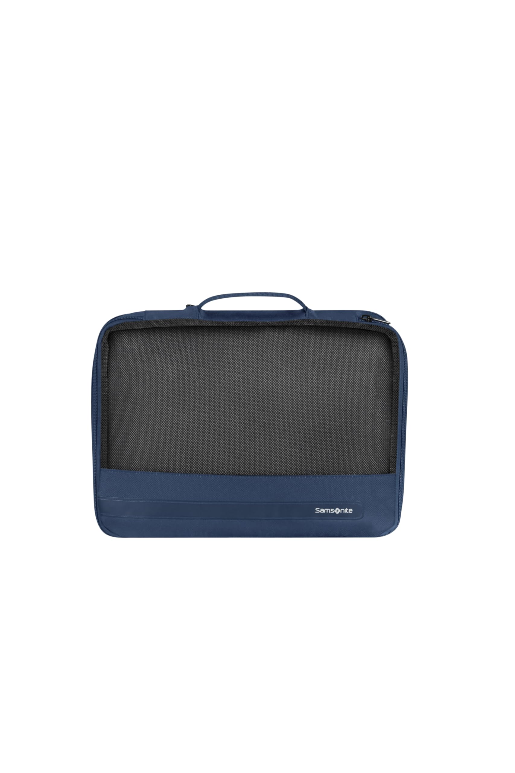 Samsonite TA Revolution - Set de Cubos de Embalaje 3 Piezas, Organizador de Viaje & Maleta de, Cubos para Vacaciones, Organizador para Maleta y Mochila, Azul (Midnight Blue)
