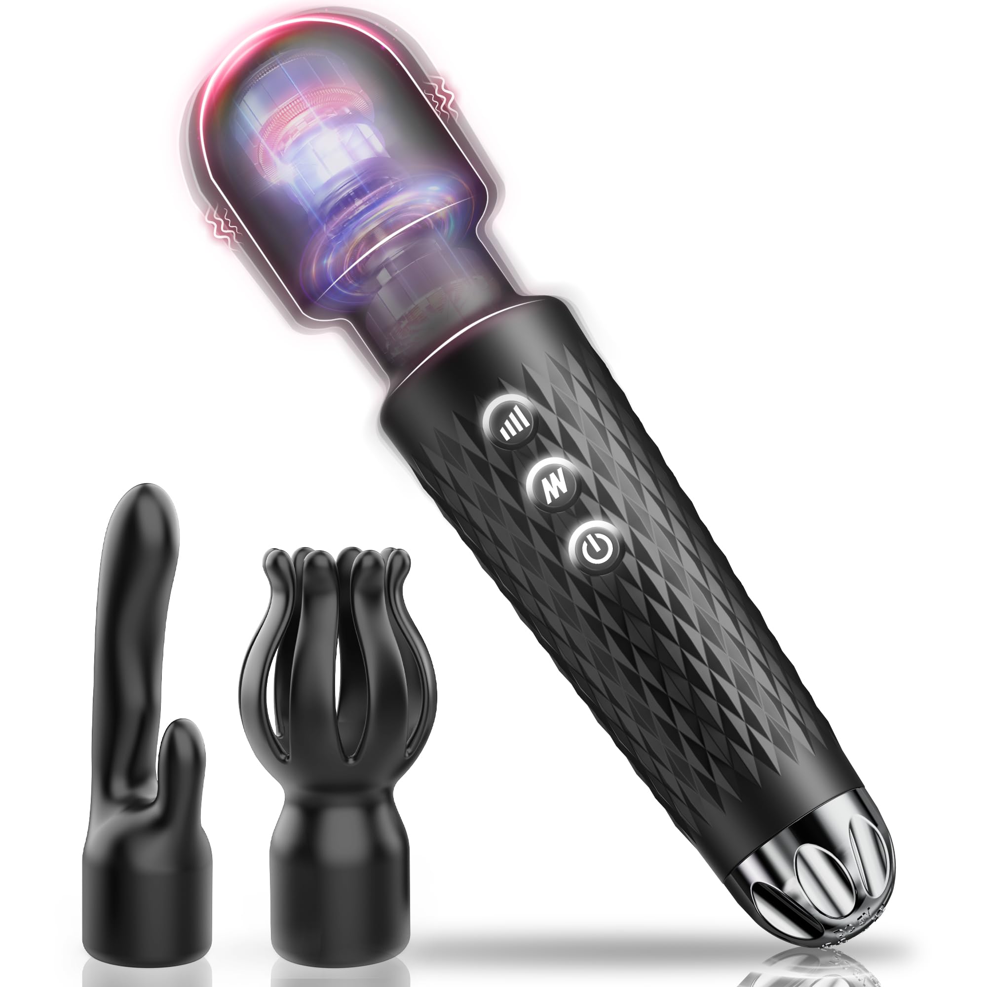 Vibrator Sex Spielzeug für die Frau Paare, Vibration für Frauen Vibratorensets für Frauen Dildo Massagestab, Fingerüberzieher Sex Toyset für Woman mit 10 * 10 Modus, Prostata Massagestab