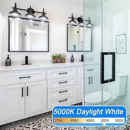 Miniatura 4 de Paquete de 10 bombillas LED G25 regulables, 6 W  40 W, luz blanca diurna 5000 K, base mediana E26, ideal para tocador de baño, espejo de maquillaje