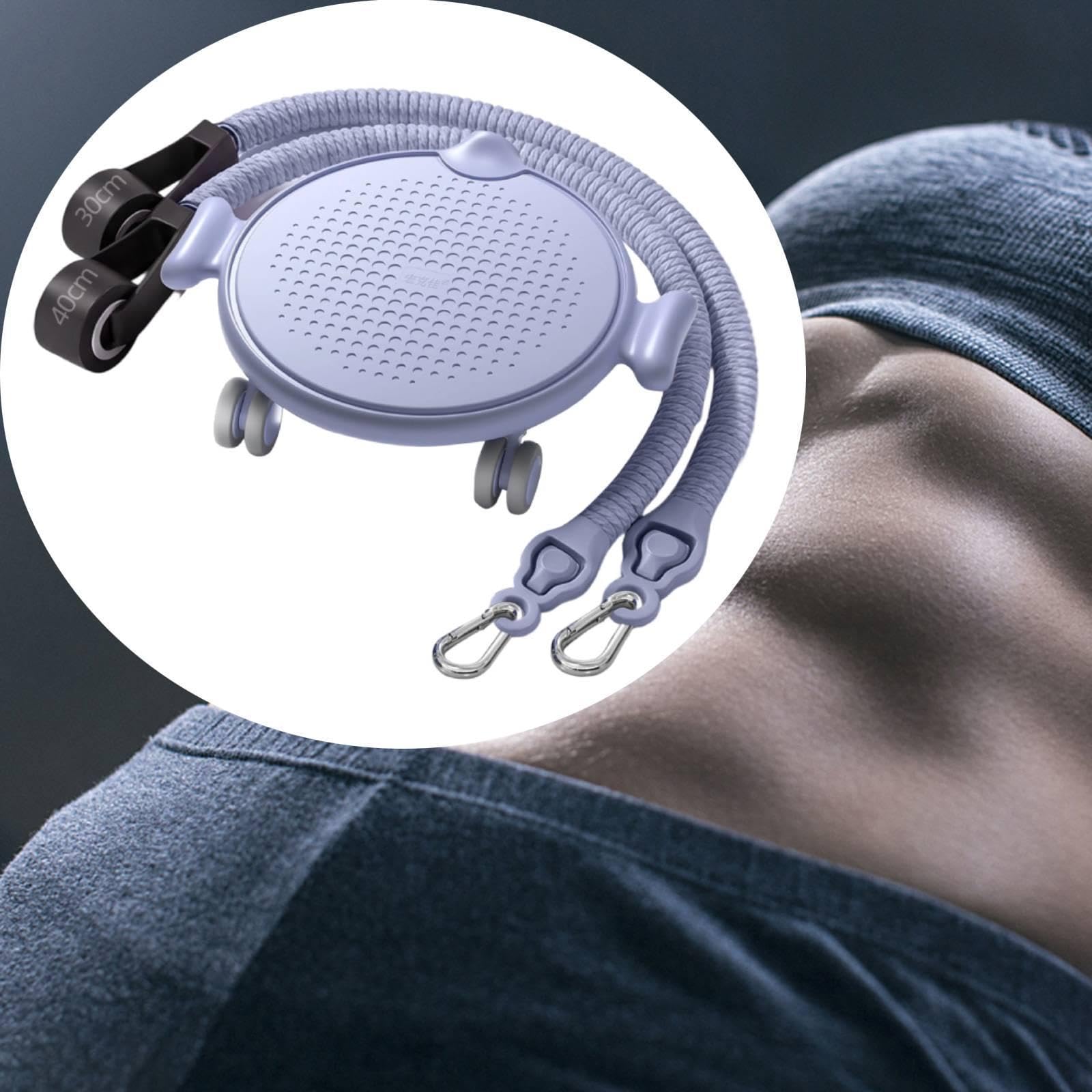 Baoblaze Rullo per Addominali, Silenzioso, per Allenamento Addominale Femminile, Pilates, Allenamento di con Bande Elastiche, Attrezzatura per