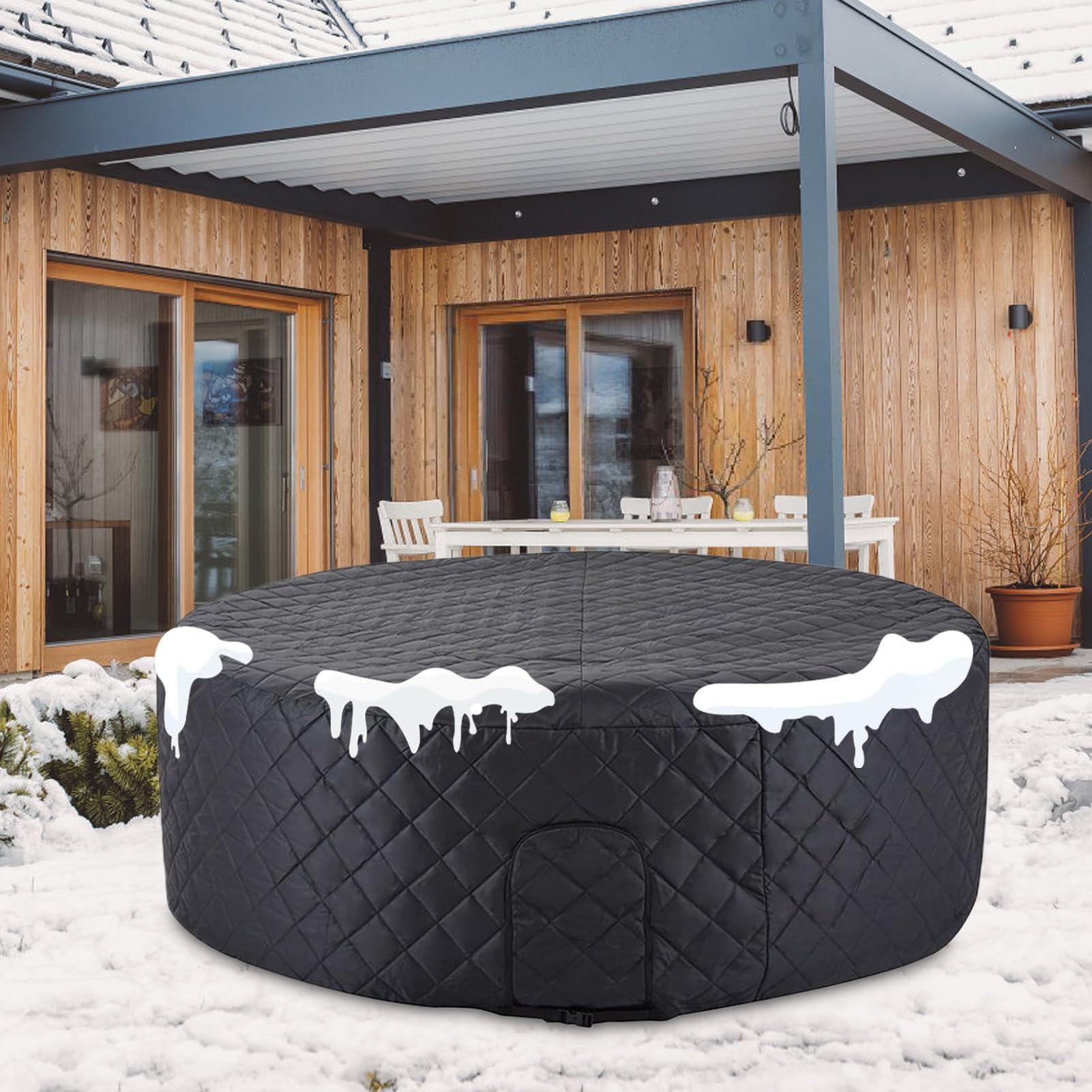 Termoizolacyjny do Wanny Spa Zachowanie ciepła, ochrona UV, pyłoszczelny,