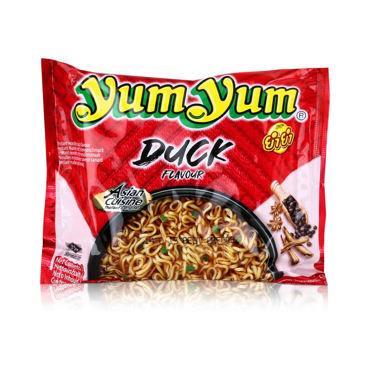 30 x 60g YumYum Instant Zupa z makaronem Kaczka - Wołowina - Kurczak Yum Yum Kurczak Wołowina Kaczka