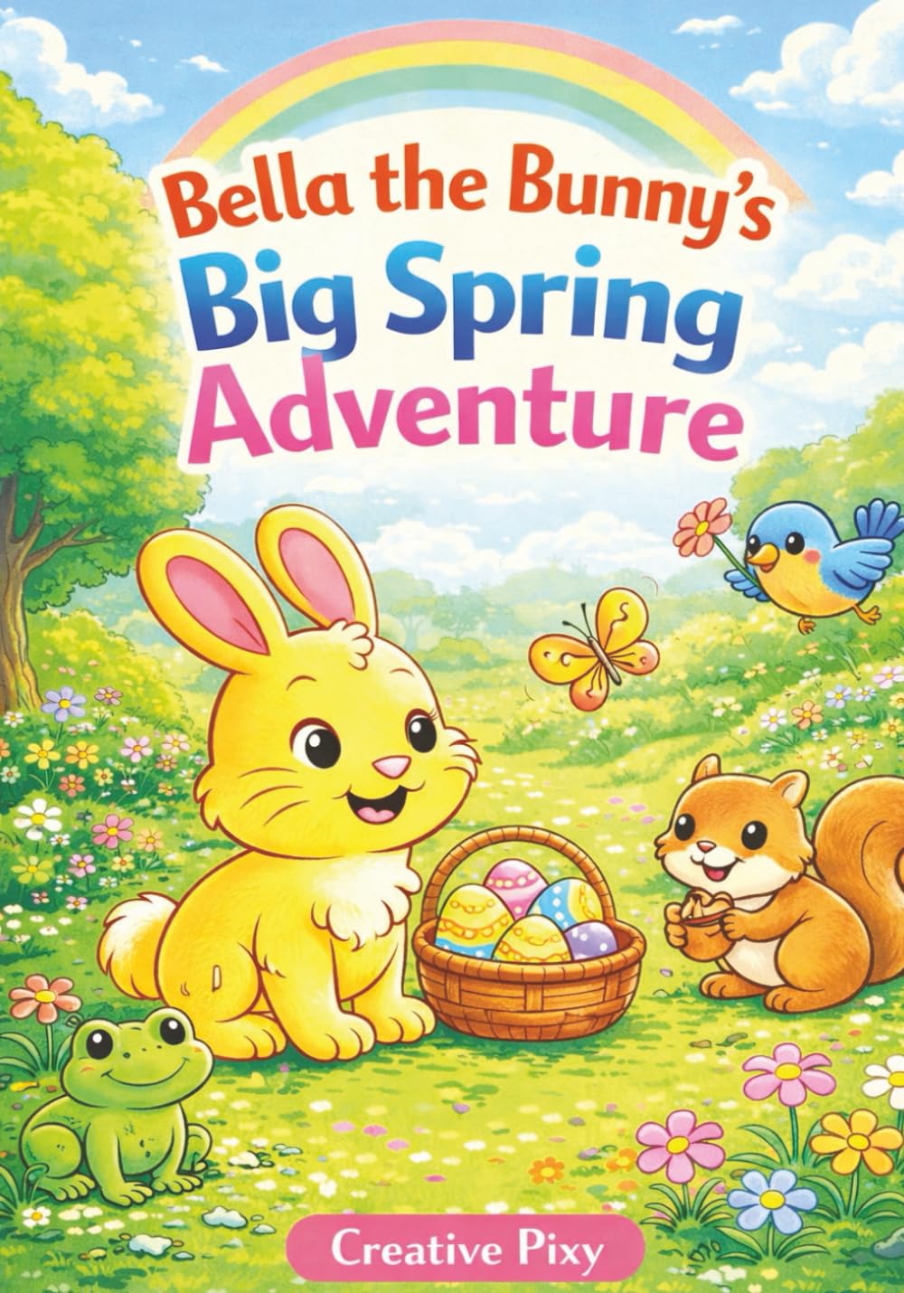 Bella the Bunny’s Big Spring Adventure: A Cute Story & Activity Coloring Book for Kids Ages 3-7 (Color Bella’s Adventure)