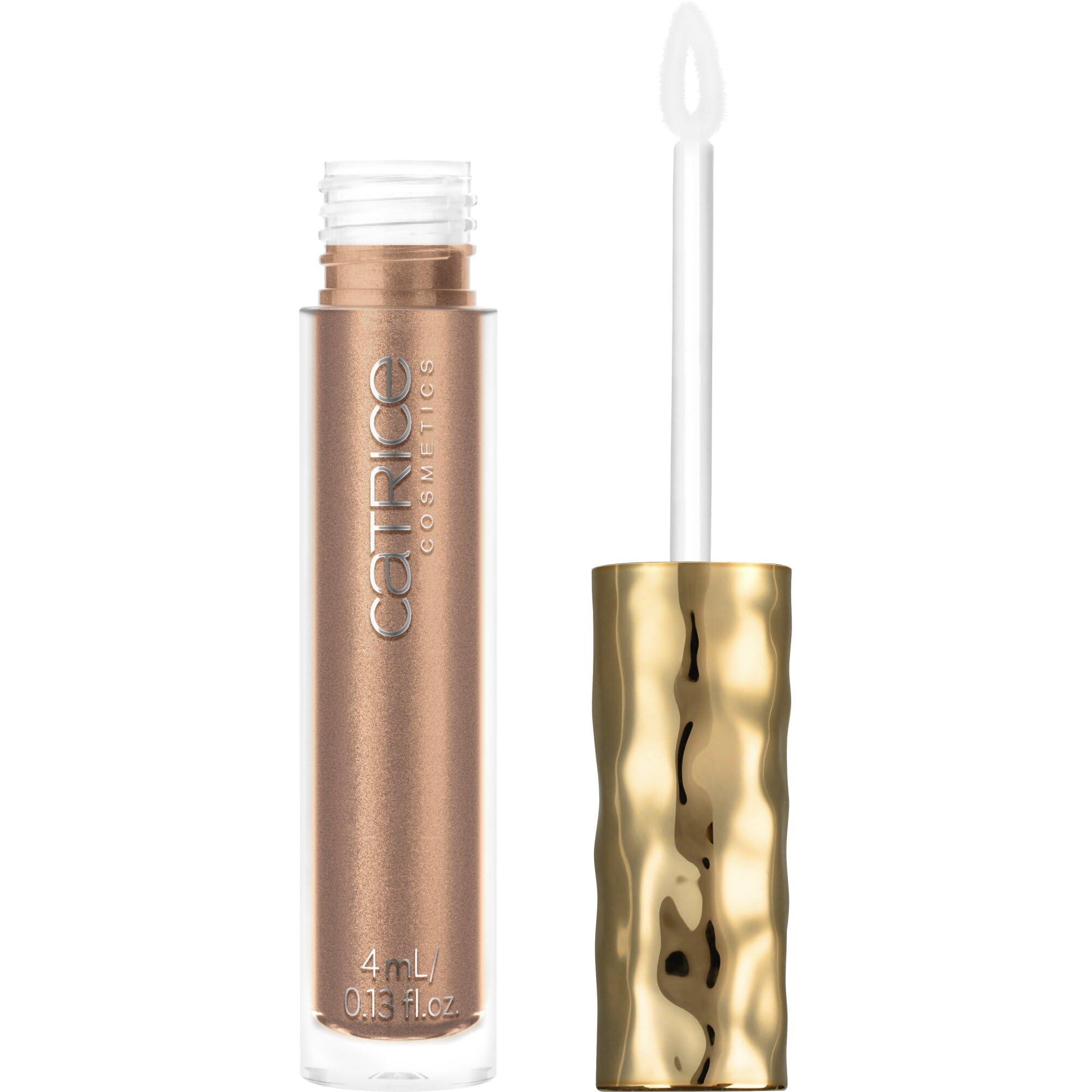 Catrice Cosmetics Tinte de ojos brillante DESERT DUNE, secado rápido, No se mueve, reluciente, 4 ml