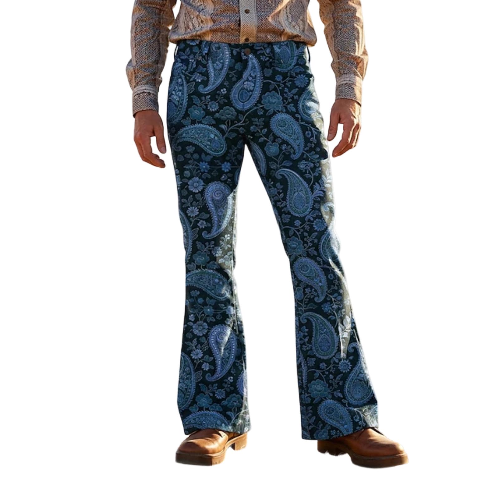 Pantalones acampanados de hombre para disfraces de los años 70 y fiesta de discoteca 6