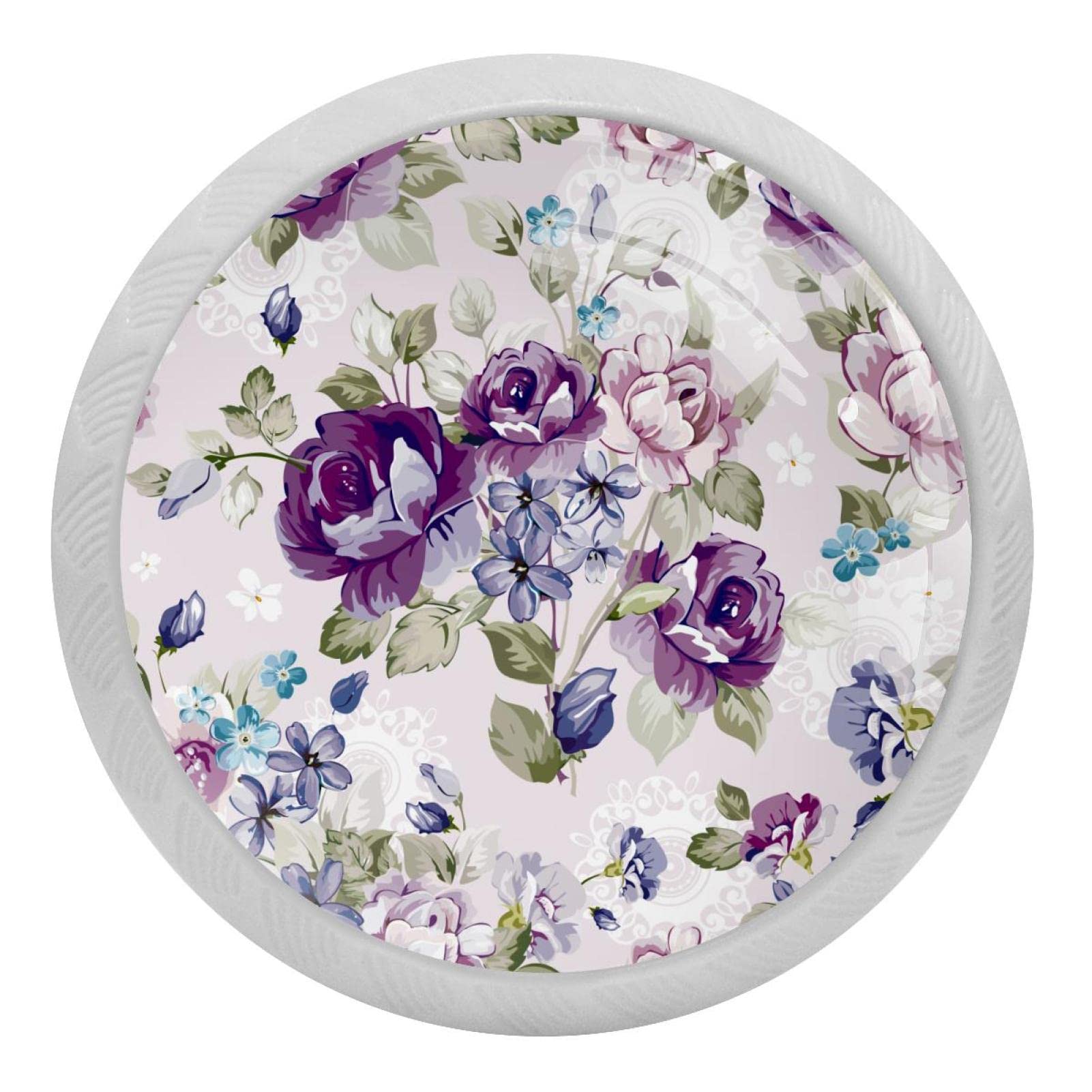 Poignées en verre rose 35mm pour armoires modernes et relooker une commode