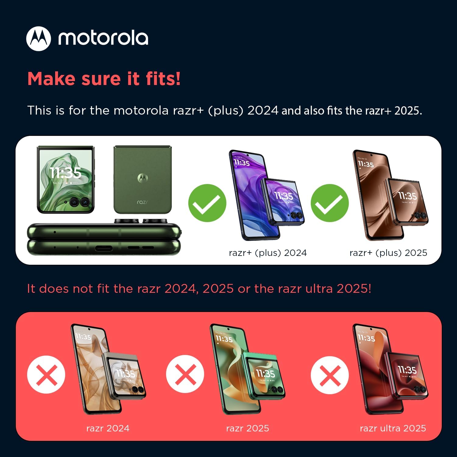 Motorola Razr+ (Plus) 2024/2025 Spring Green Adjustable Cross Body Case + TurboPower Wireless Stand + 33W Charger