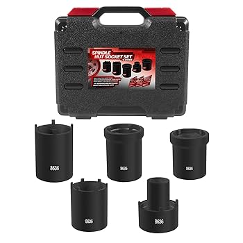Amazon.co.jp: スピンドルナットソケットツールキット 車軸ハブ
