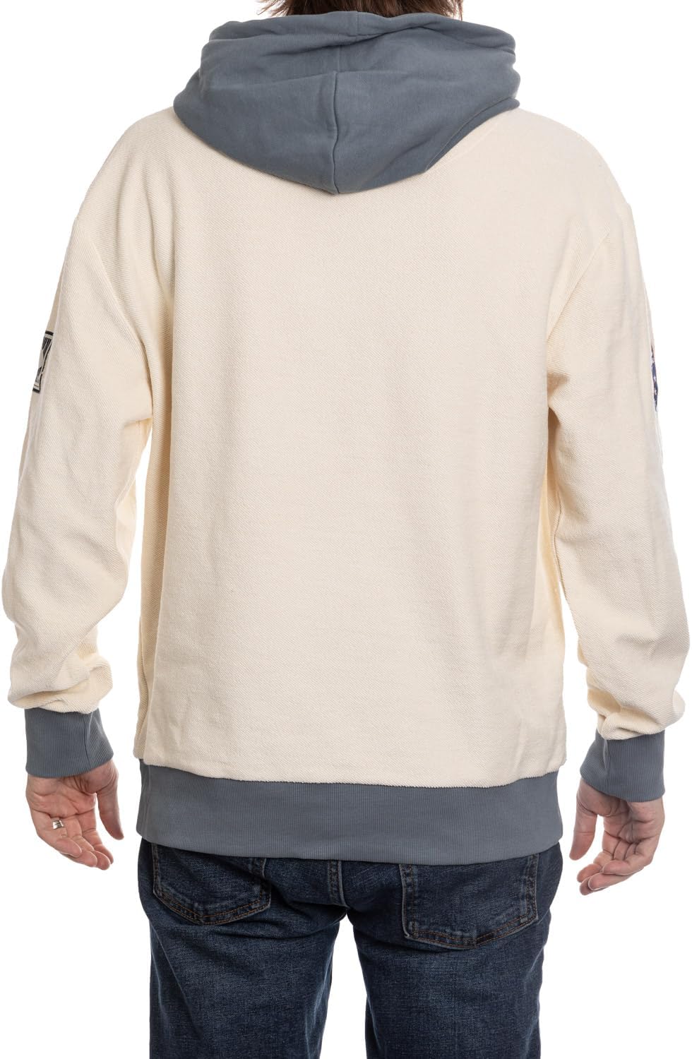 Calhoun NHL Surf & Skate Mens Reverse Terry Retro Style Premium Hoodie - Image 2