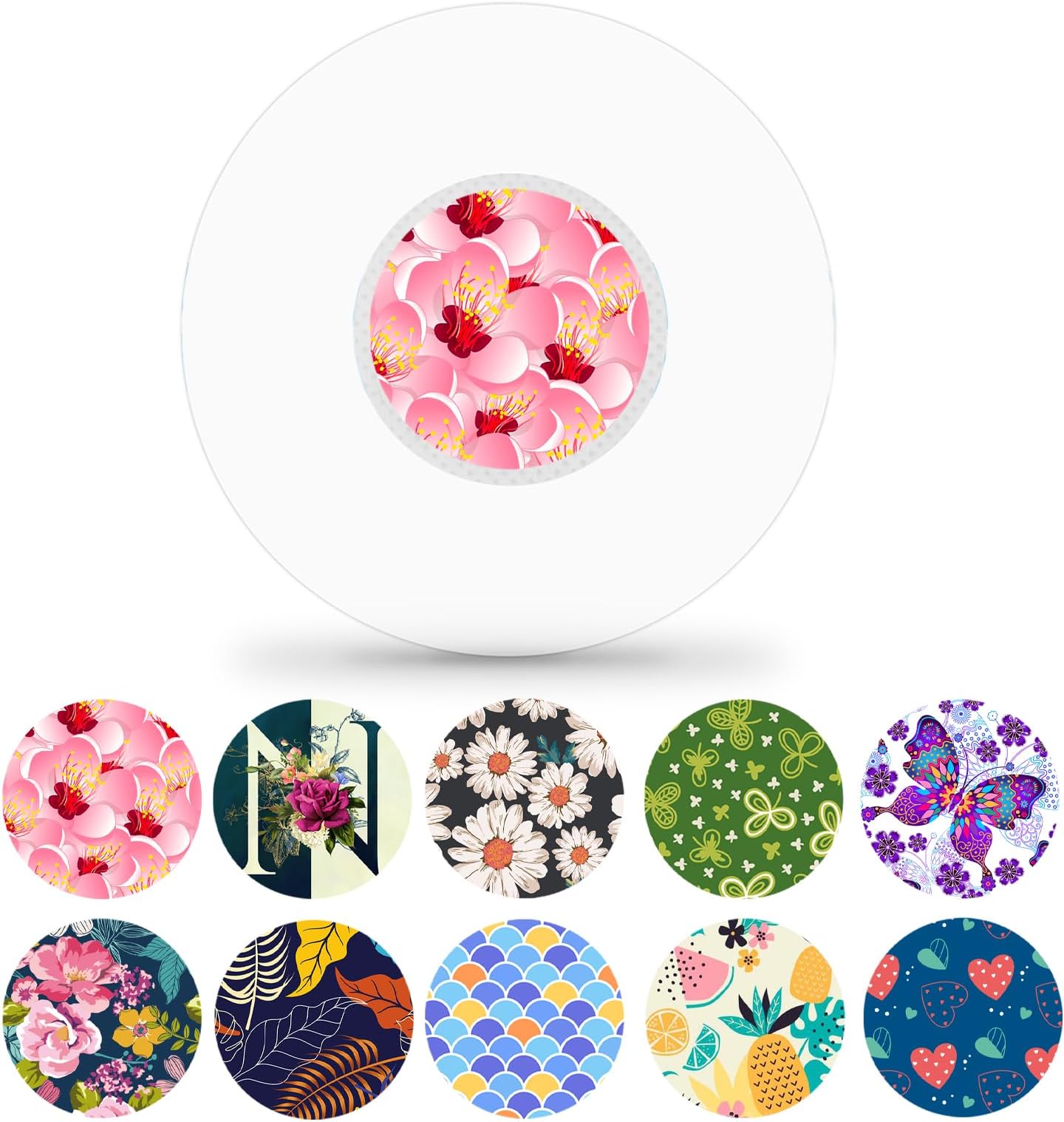 Freestyle Waterproof Sensor Covers for Libre 2 & Libre 2 Sensor Stickers, Clear Adhesive Patches Long-Lasting for 14 Days Latex-Free and Hypoallergenic, Total 40pcs