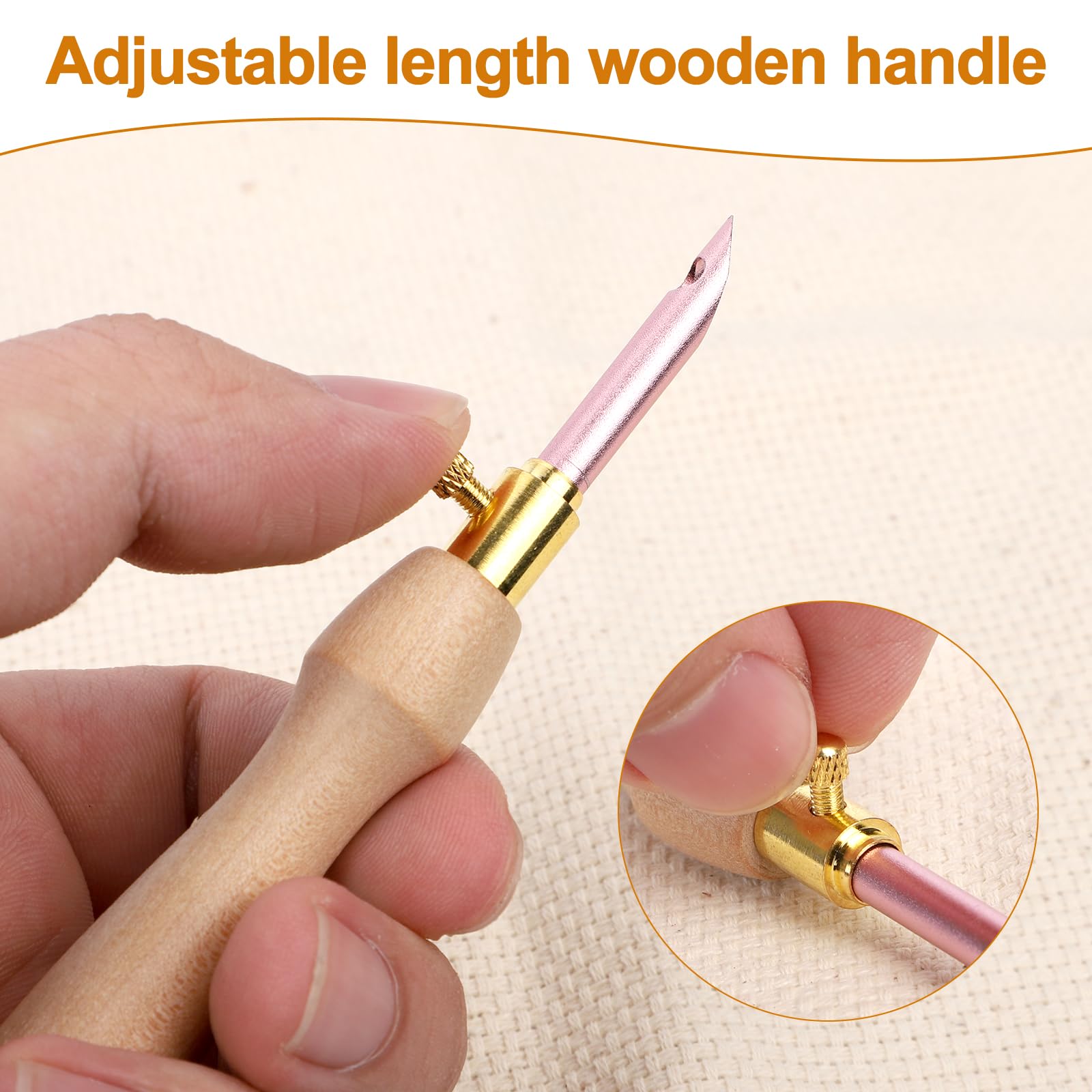 Punch Needle Tool K Ricamo fai da te Cucura Punch Ago e infila ago