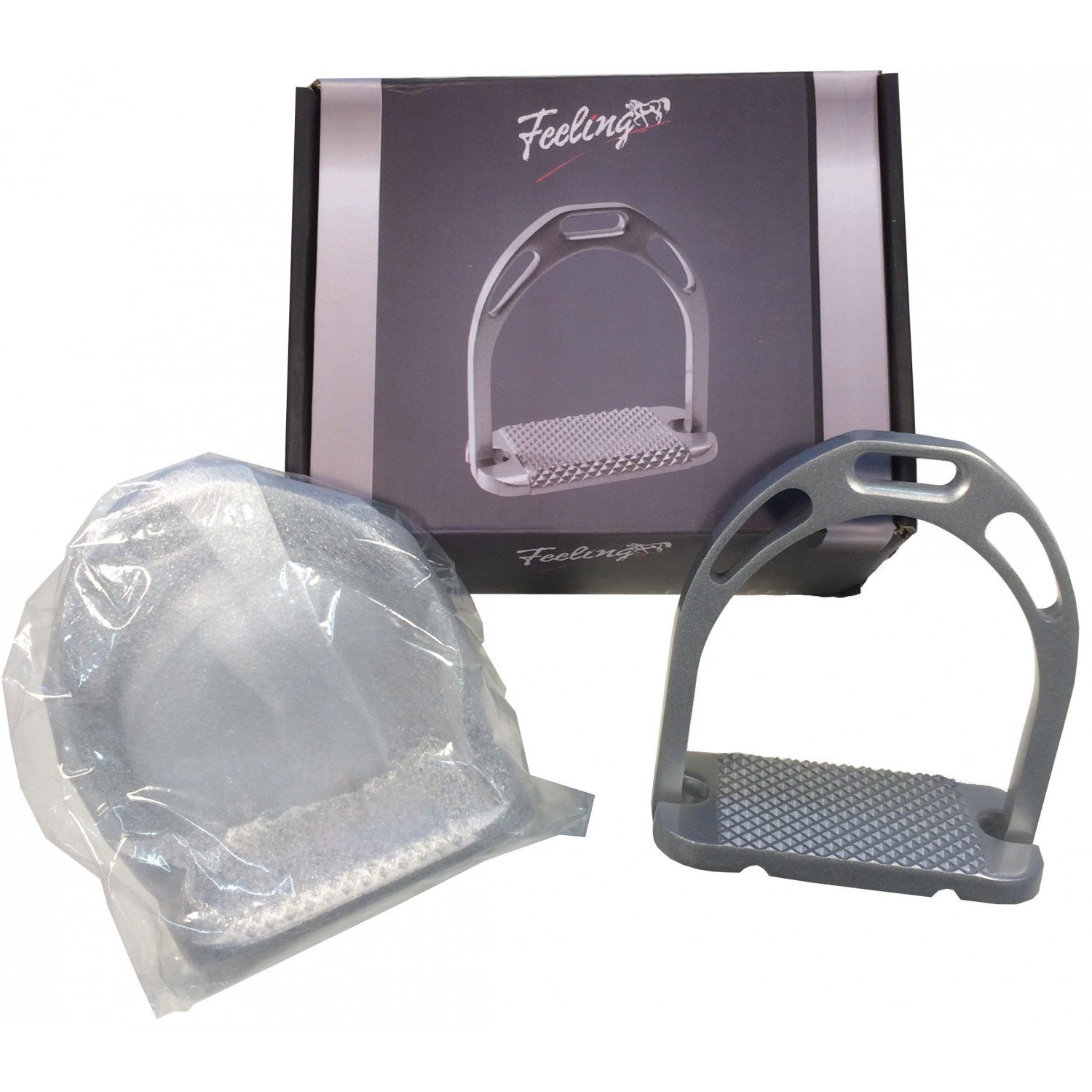 Feeling 201265125 PRO - Staffa in Alluminio, 12,5 cm, Colore: Argento