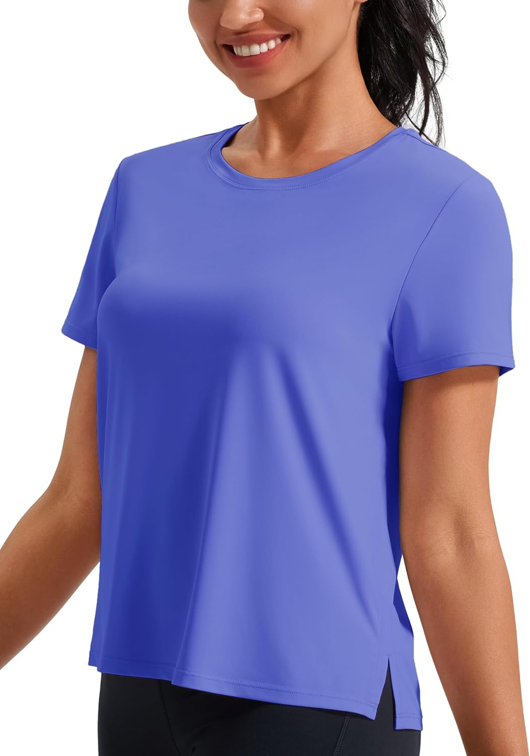 レディース 半袖 ラウンドネック ルーズ フィット アスレチック ヨガ シャツ Tシャツ レディーススポーツウェア なめらか素材ラウンドネックＴシャツ  Tシャツ|レディーススポーツウェア専門通販 Prepsports レディース 半袖 ラウンドネック ルーズ フィット アスレチック ヨガ シャツ