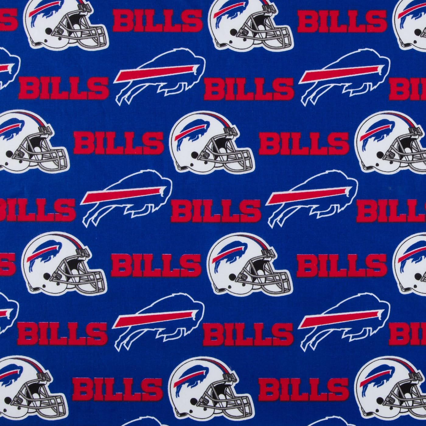 Hobby Lobby Buffalo Bills (2 Yard) - Printed Sewing Fabric for Sewing Clothes, Homeware, & Other Accessories - DIY Craft