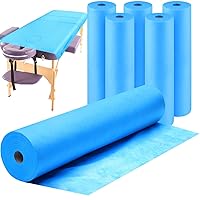 Vista 17 de Tudomro 2 rollos de sábanas desechables no tejidas para mesa de masaje, sábanas de masaje de tela no tejida, impermeable, cubierta de cama Negro