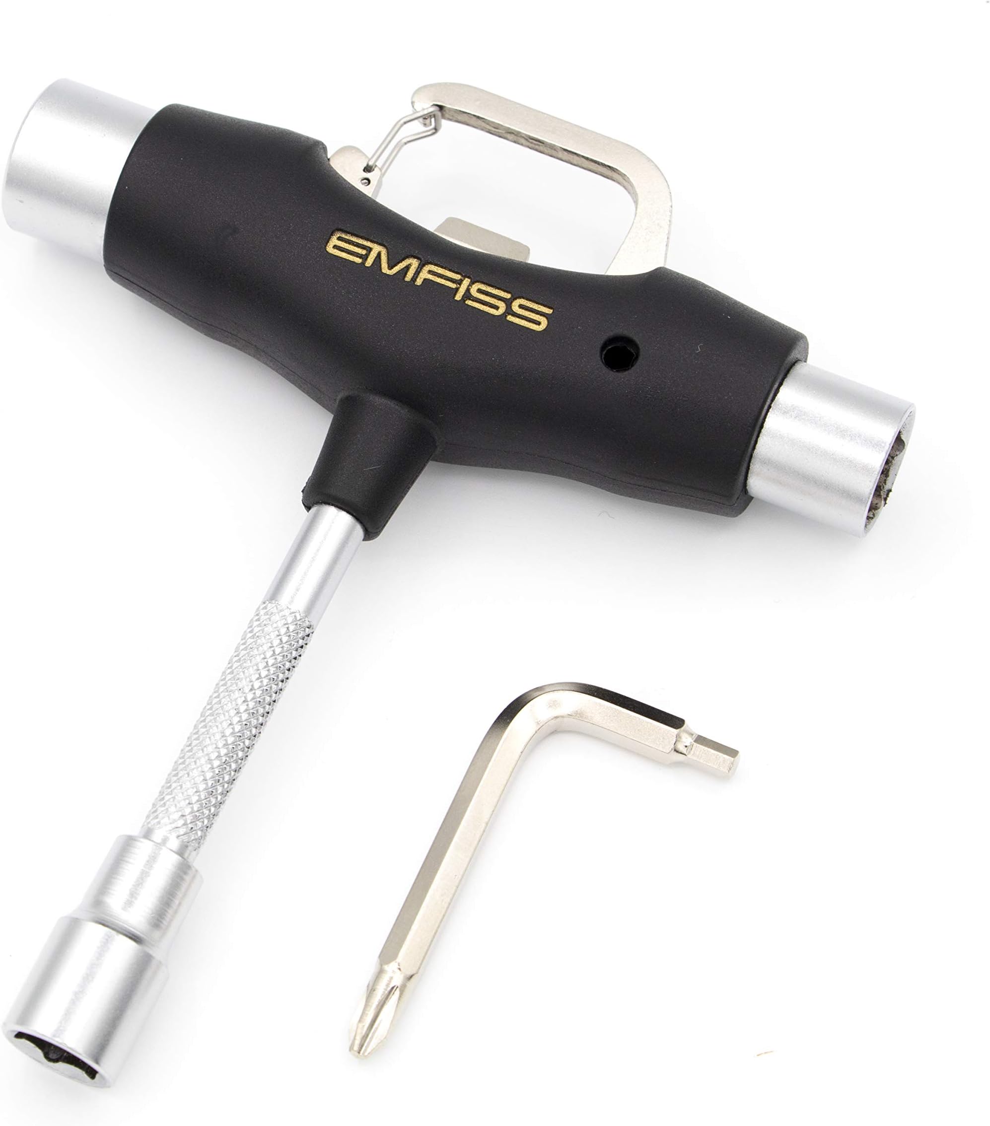 Skate T Tool for Skateboard Longboard with Griptape File and Bottle Opener