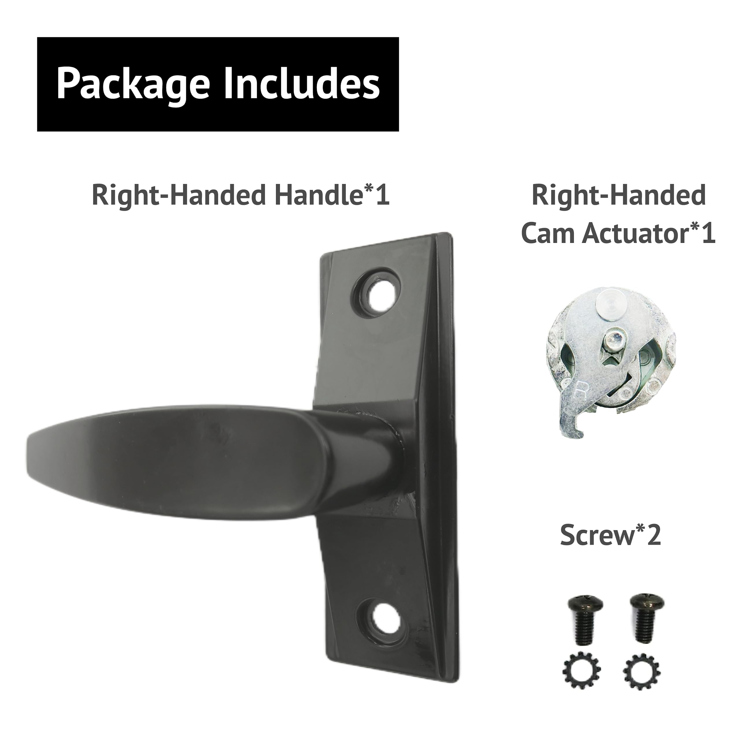 Elox Storefront Door Lever Handle - Replacement For Adams Rite Narrow Stile Deadlatch Lock, Bronze Duronodic Color (Right Hand) - View #2