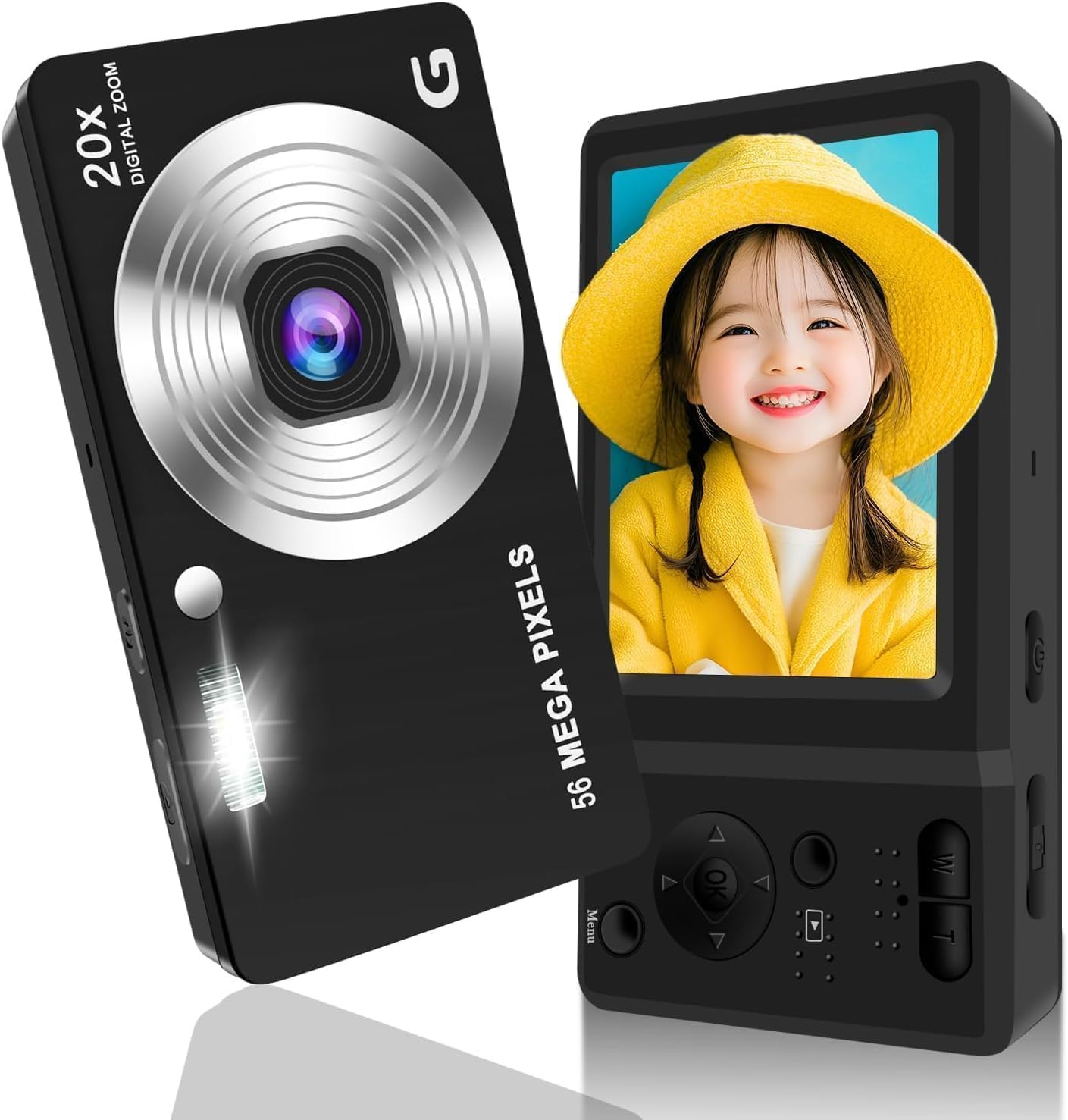 書画カメラ 4K オートフォーカス 1600万画素 高性能カメラ AI音声強化 Amazon | デジカメ4K小型 デジタルカメラ2.8インチスクリーン ポケット