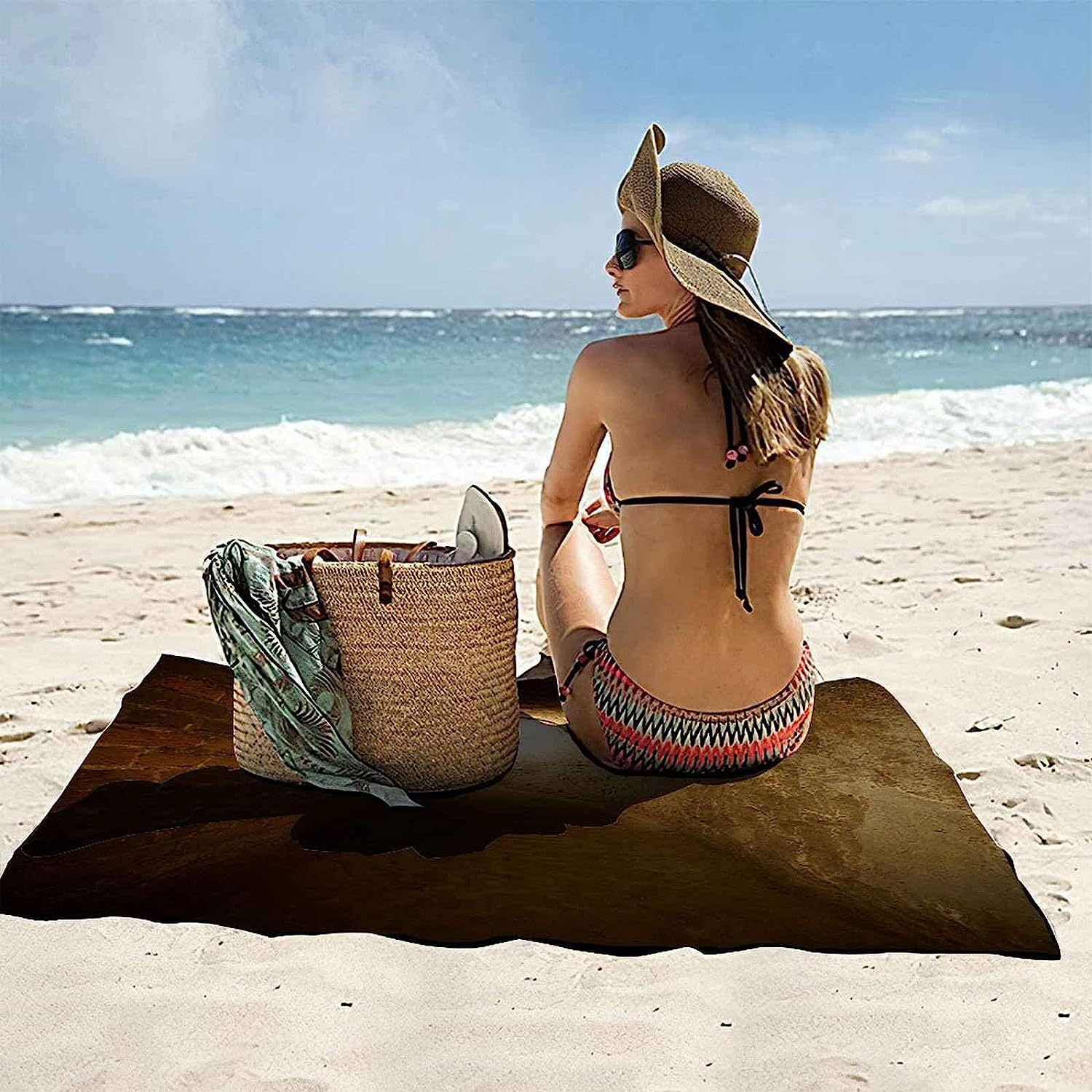 Mikrofaser Strandtuch Dunkle Unterführung Handtuch XXL 150 X 200 cm, Strandtuch 3D Badetuch Strandhandtuch Schnelltrocknend Weiches Strandlaken, Reisehandtuch, Saunatuch -5I3L