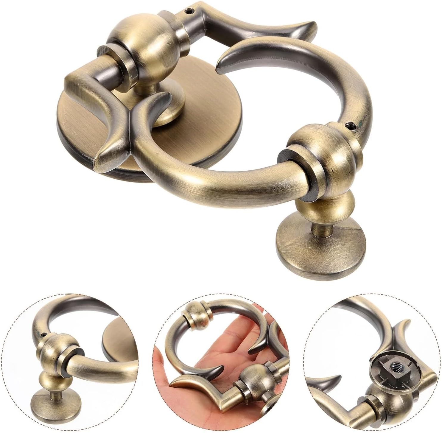 Door Knocker Replacement Door Handle Knocker Single Front Door Knocker Decoration