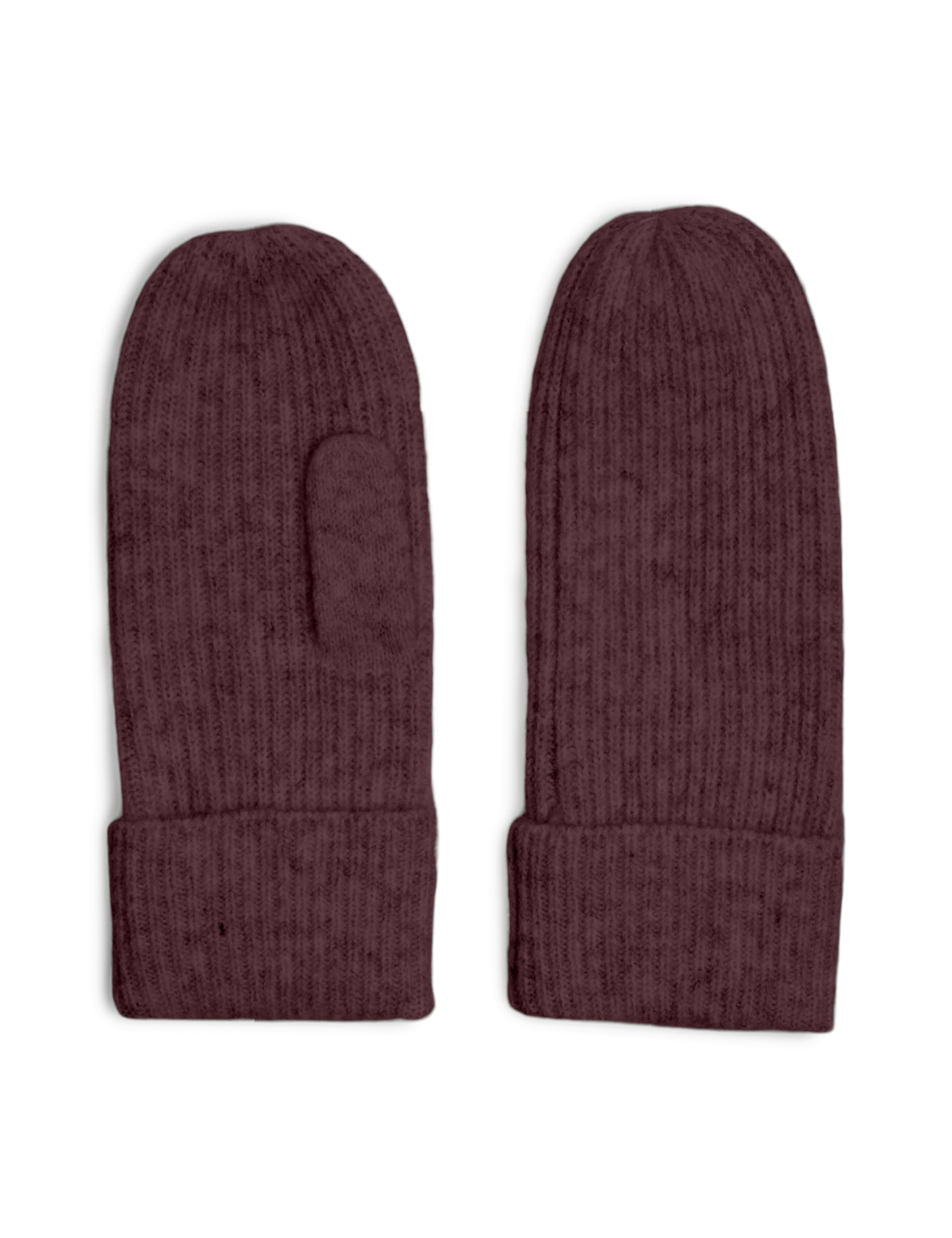 PIECES Pcmoella Mittens Noos Bc, Tawny Port, One Size