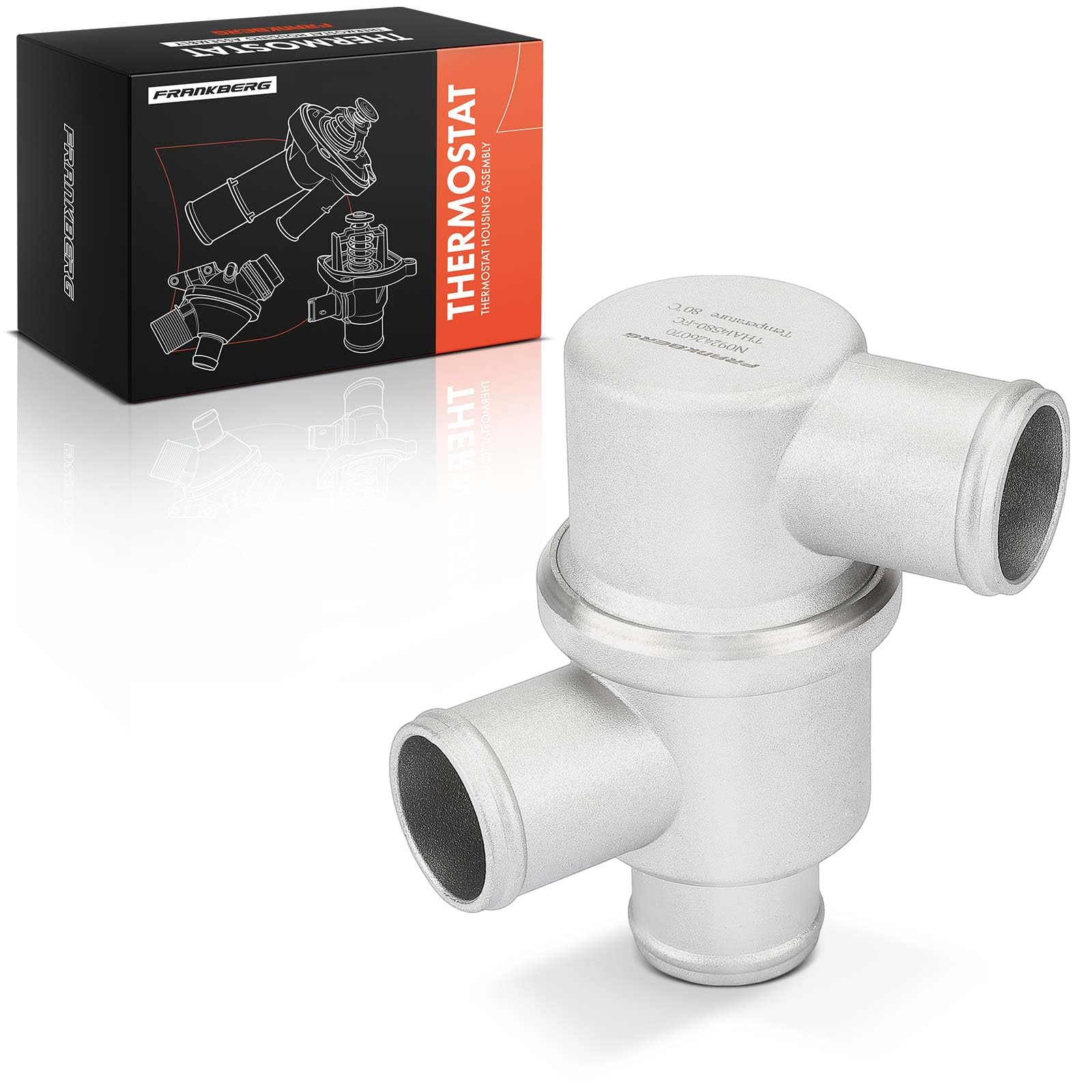 Frankberg Refrigerante del Termostato 80°C Compatibile con 110 2110 111 2111 112 2112 1200-1500 1200-1600 Kalina 1117 1119 Niva 2121 2105 2104 Toscana 2107 Replace# 21011306010