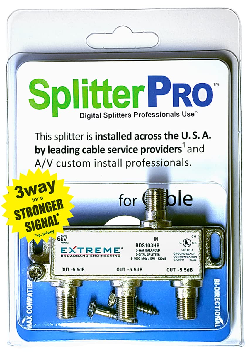 SplitterPRO Digital Splitters Professionals Install Every Day Across The U. S. A