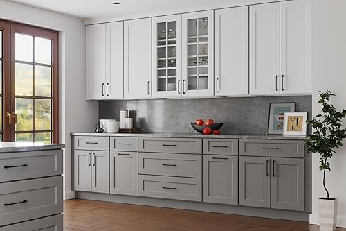 Miniatura 9 de monti hardware Paquete de 5 manijas de metal sólido para gabinetes de cocina de baño y decoración del hogar, manijas de gabinete de cocina de metal