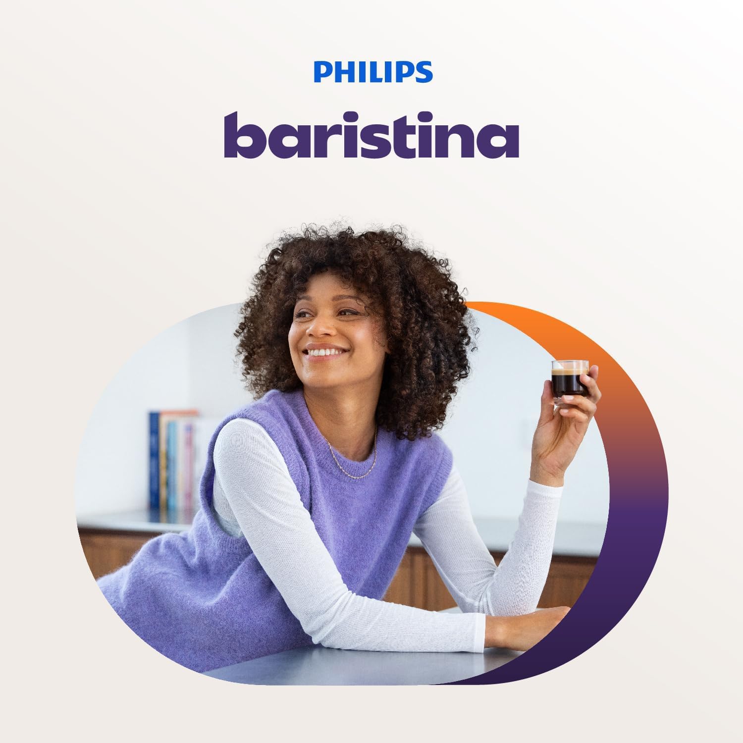 Mousseur à lait Philips Baristina Noir (BAR311/60)