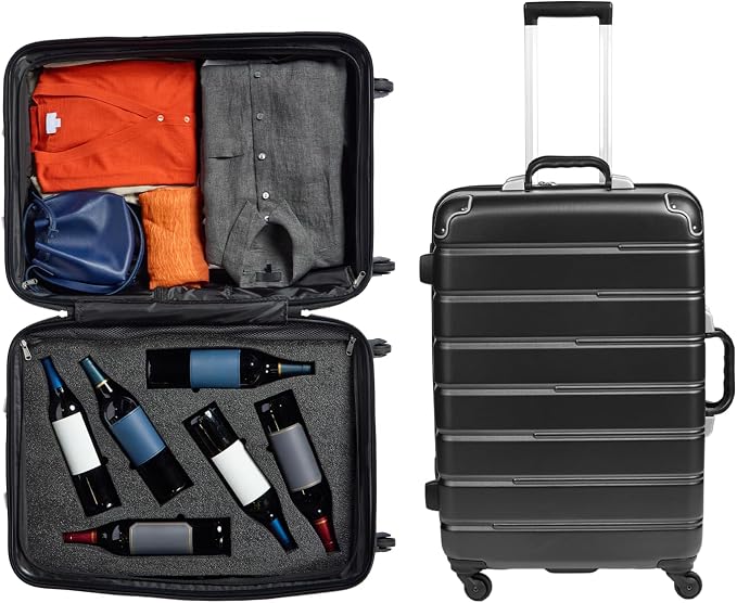 VinGardeValise 12 Bottle Hard Shell Wine Suitcase