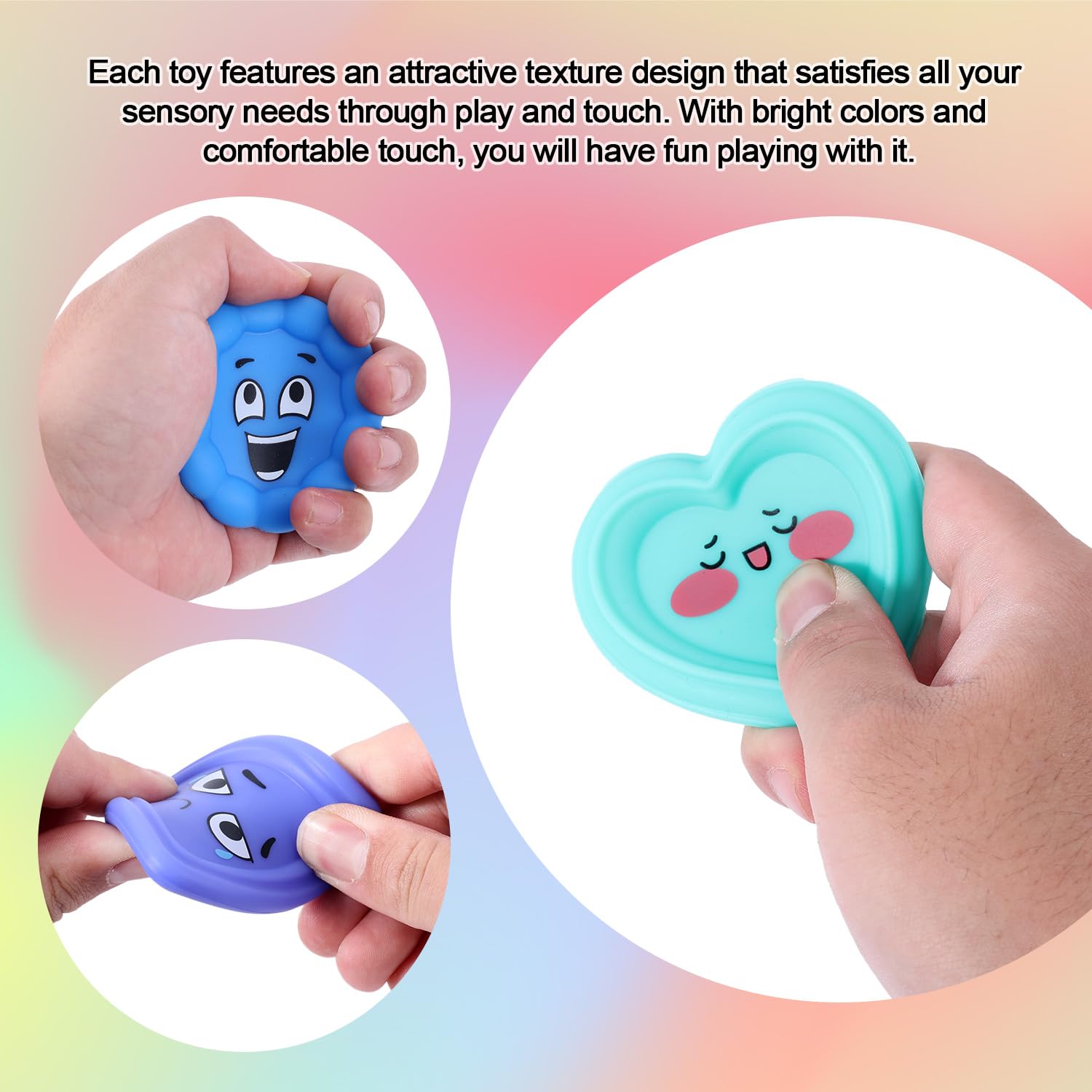 6pcs Emotion Sensory Toys - Image 4
