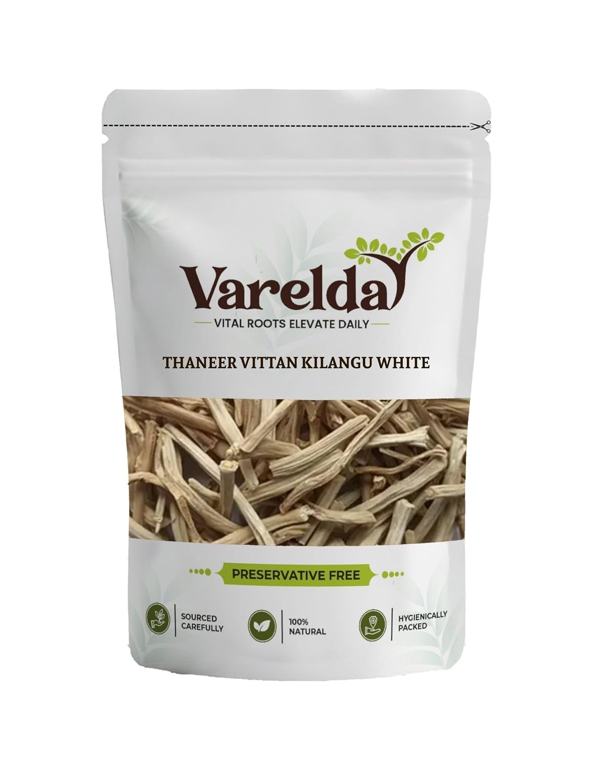 VARELDA Thaneer Vittan Kilangu White - Shatavar Safed - Asparagus racemosus (3000 Grams) - Review, Price and Buying Guide