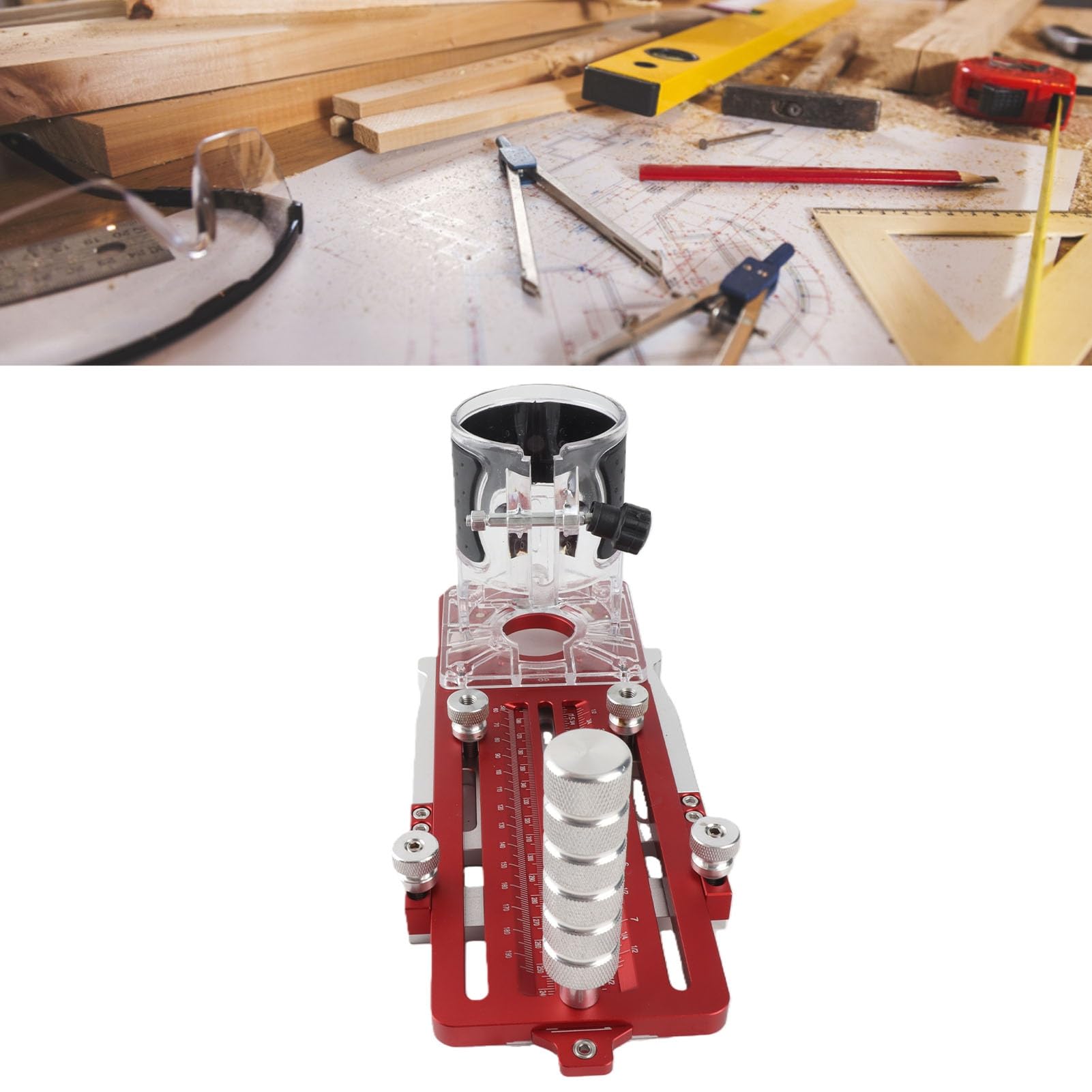 Legno Router Fresatrice Scanalatura Guida Base