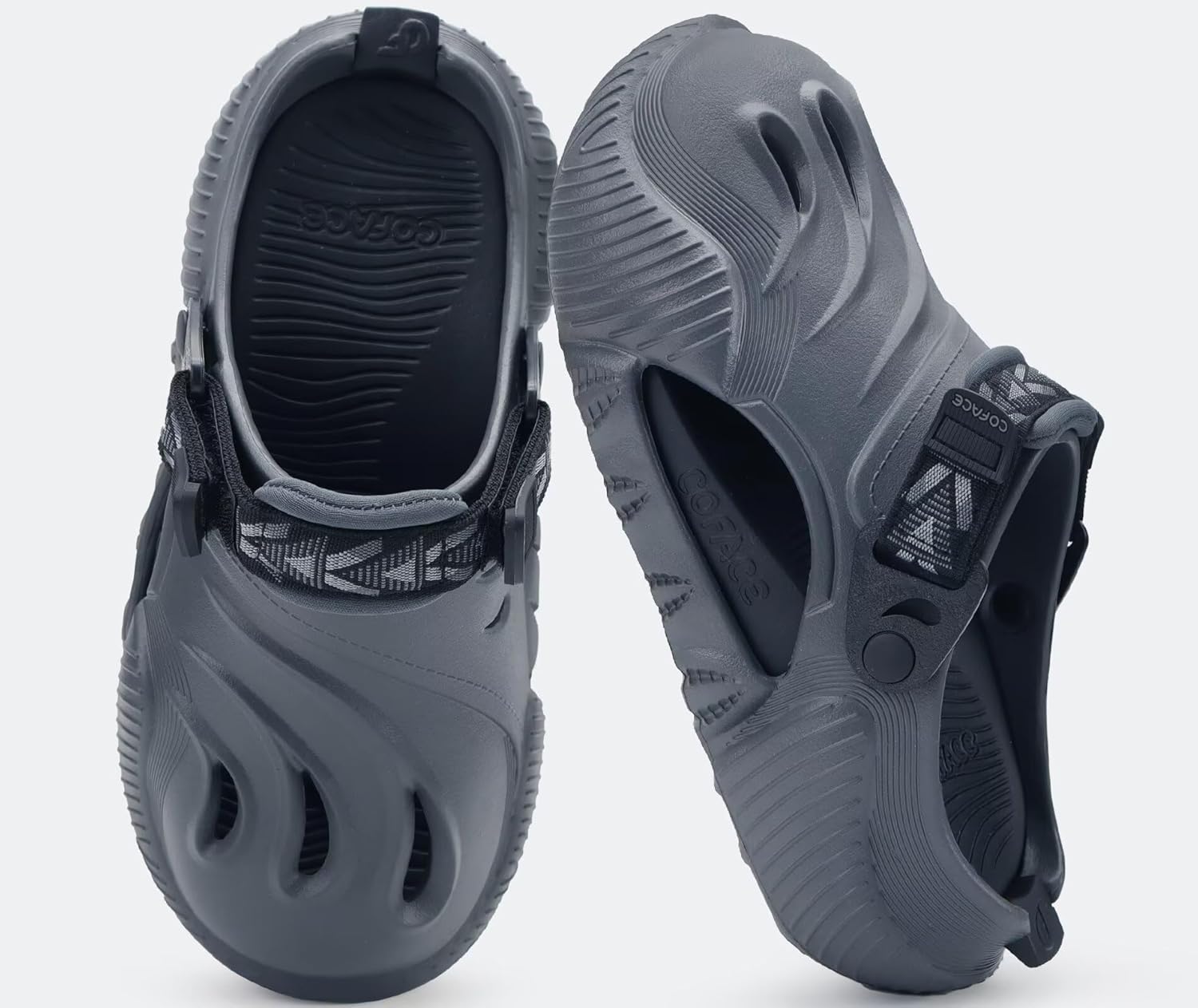 COFACE Mens Recovery Clogs Comfortable Walking Thick Cushion Sandals Sport Casual Orthopedic Mules with Plantar Fasciitis Arch Support - Image 8