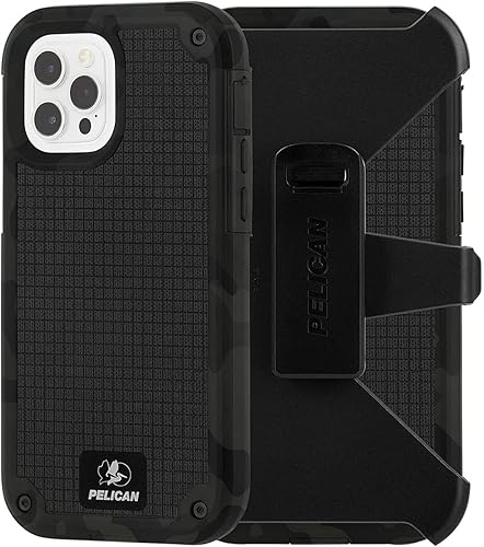 Miniatura 4 de PELICAN - Serie SHIELD - Funda G10 para iPhone 12 y iPhone 12 Pro (5G), protección contra caídas de 21 pies, de 6.1 pulgadas, color camuflaje verde