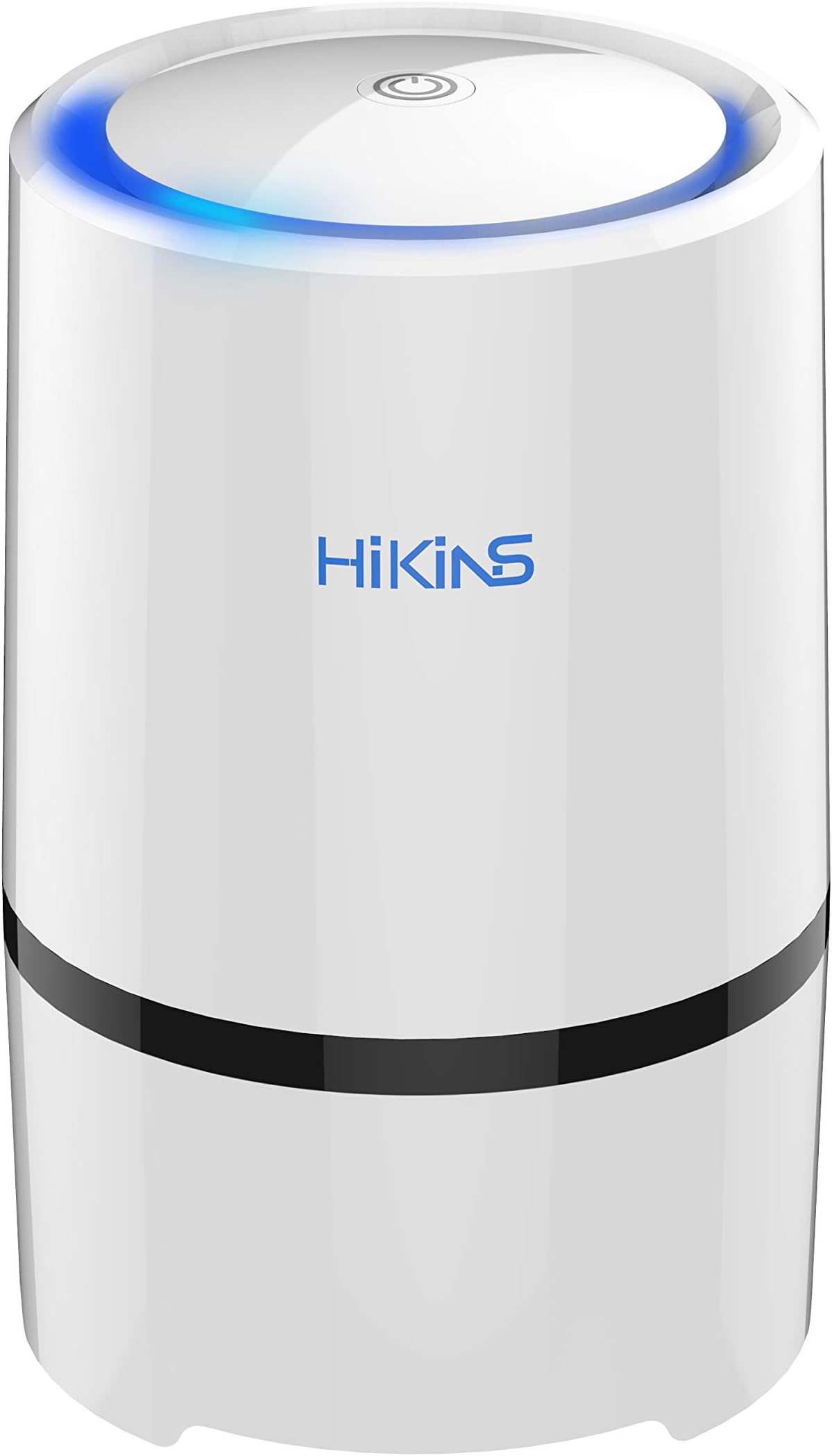 HiKiNS Desktop Air Purifier Portable with True HEPA & Active Carbon, Desktop USB Air Cleaner Effective Cleaning Smoke, Allergies, Ideal Gift for Your Family or Friend