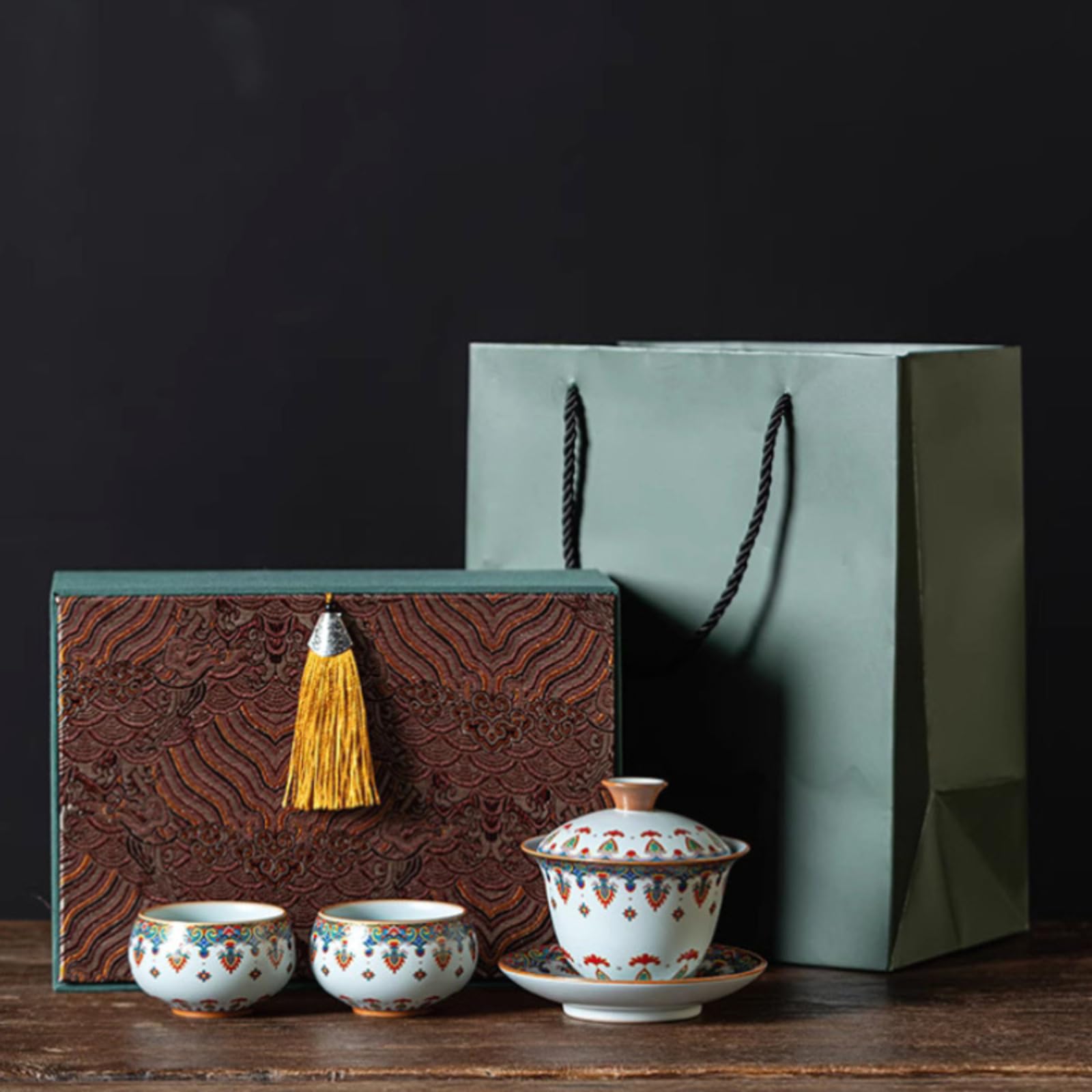 Gaiwan Ruyao set de thé de prestige 150 ml de style Kungfu traditionnel